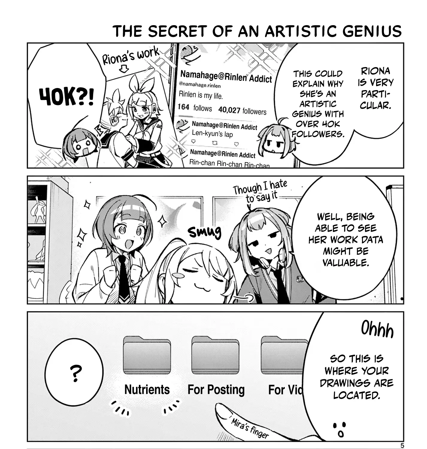 After-school at the Vocaloid Research Club Chapter 5 page 11 - 