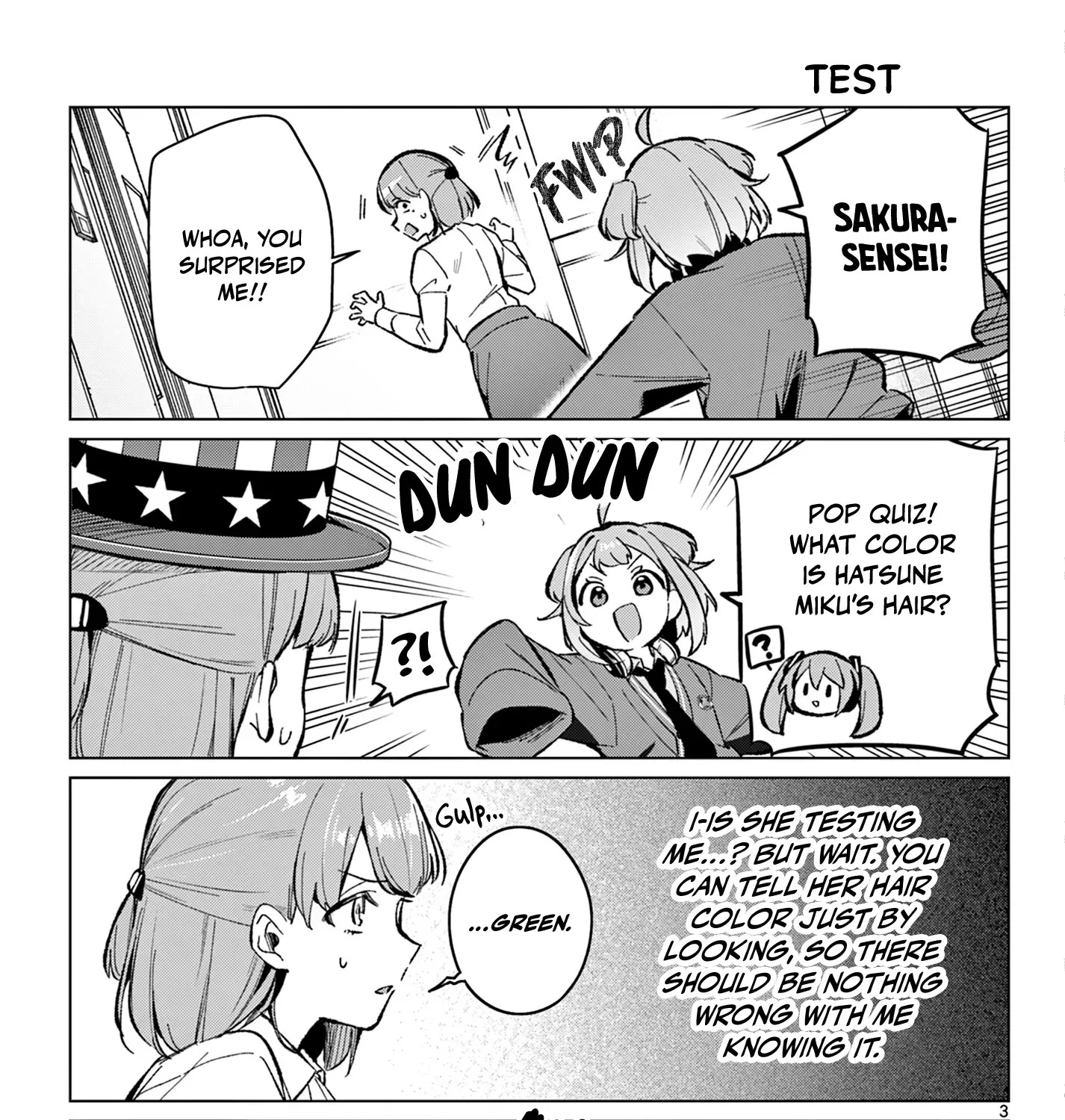 After-school at the Vocaloid Research Club Chapter 9 page 7 - 