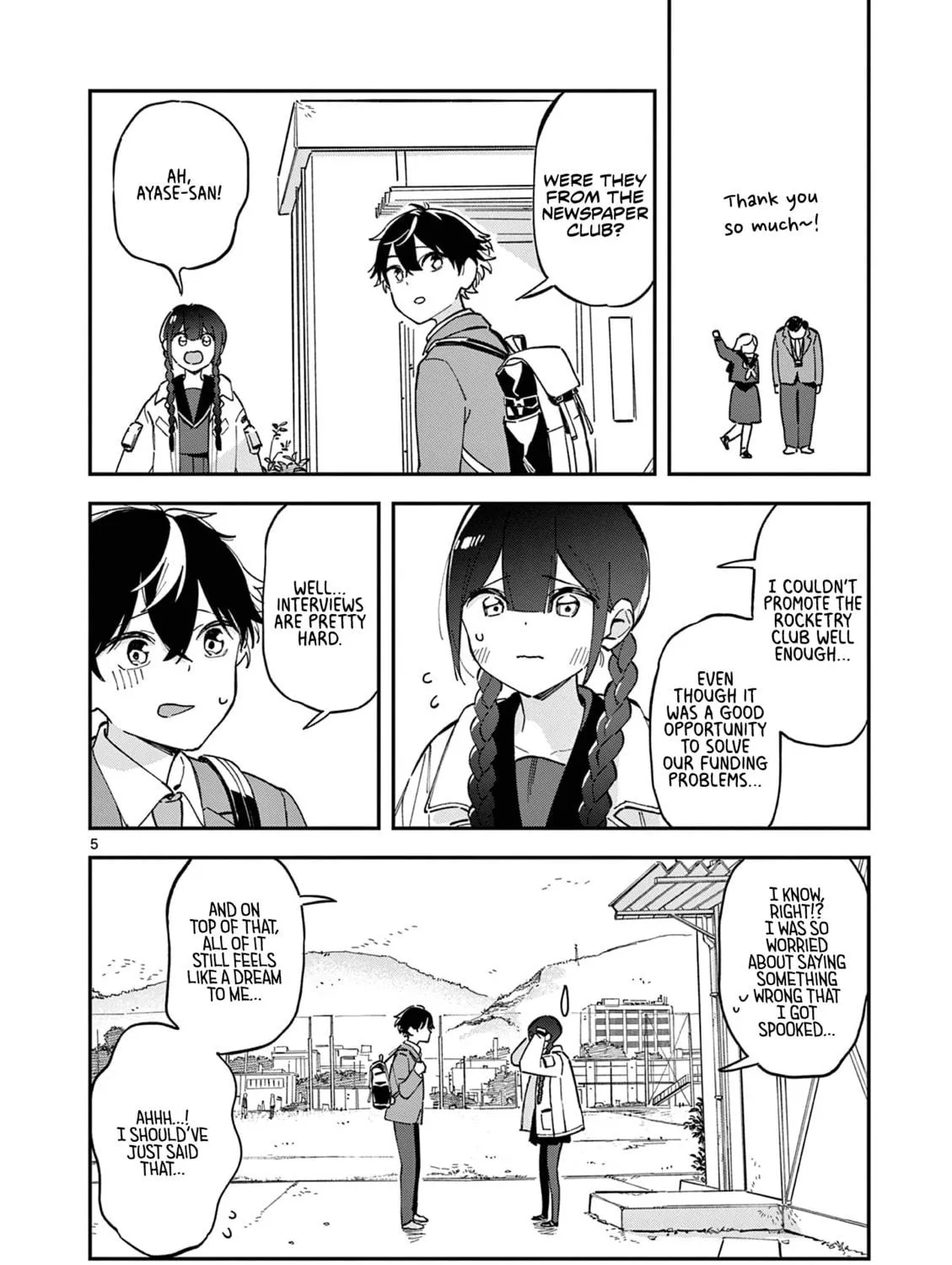 After School, We Wander in Space. Chapter 1 page 9 - 