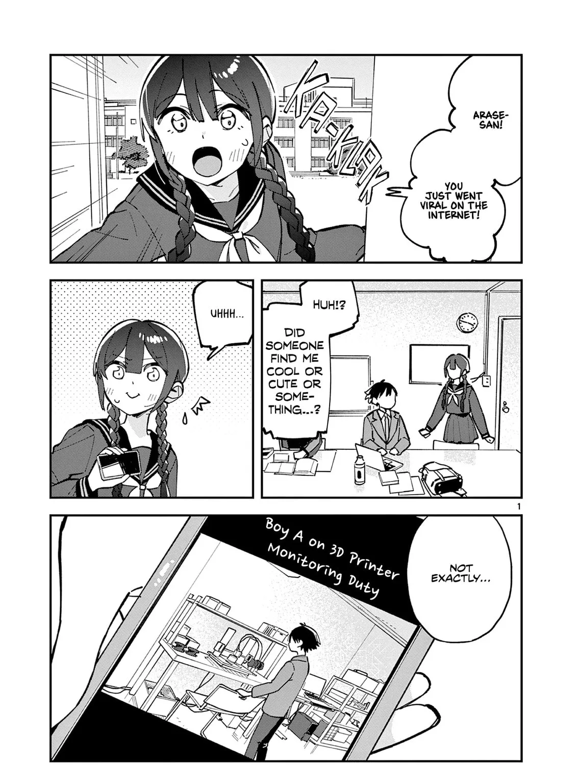 After School, We Wander in Space. Chapter 19 page 1 - 