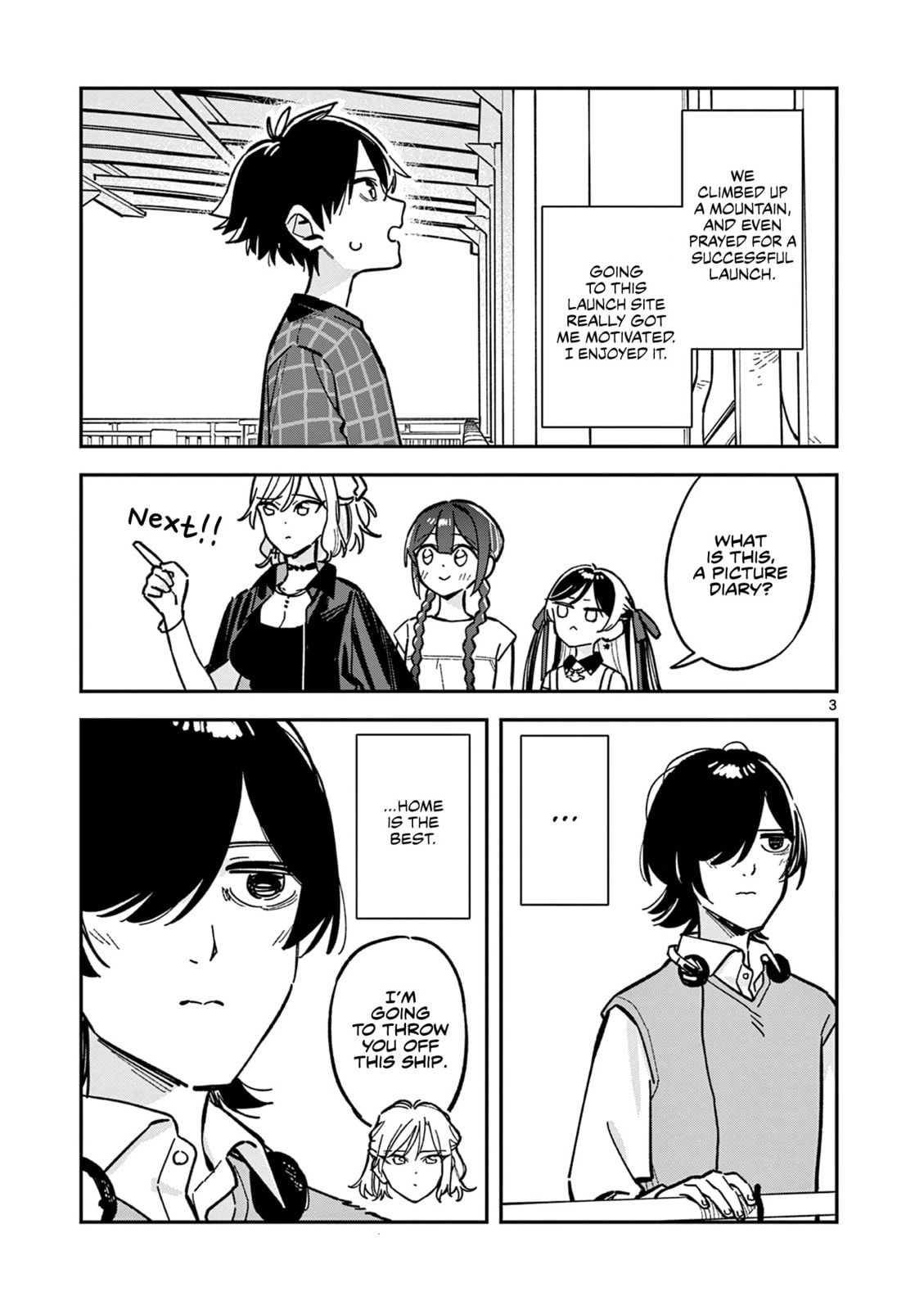 After School, We Wander in Space. Chapter 43 page 3 - 