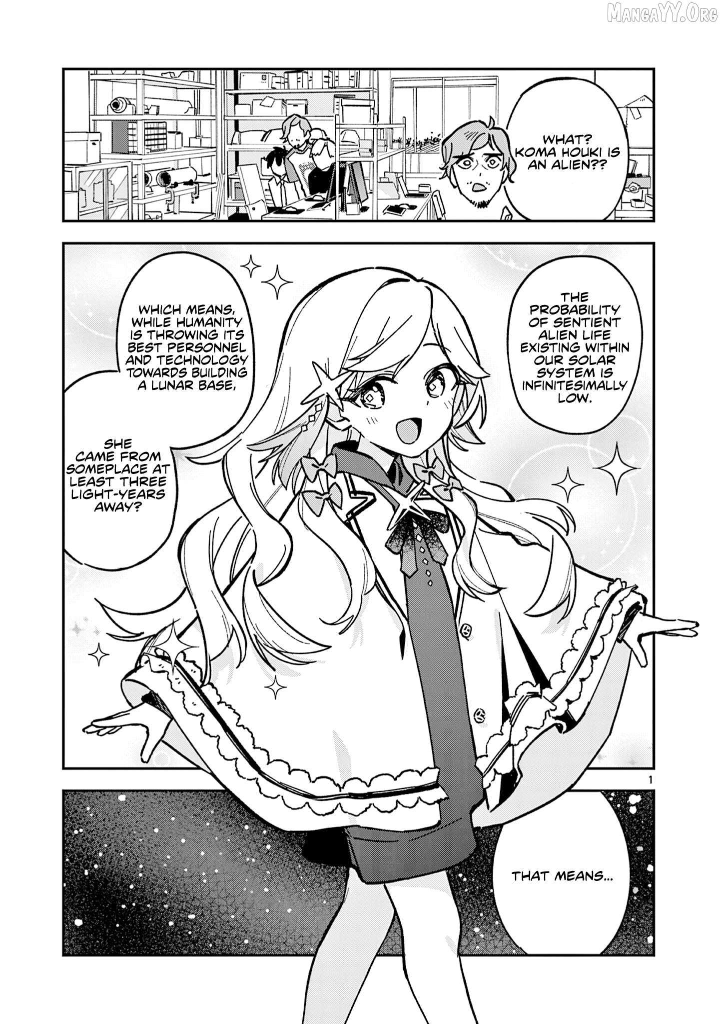 After School, We Wander in Space. Chapter 45 page 1 - 