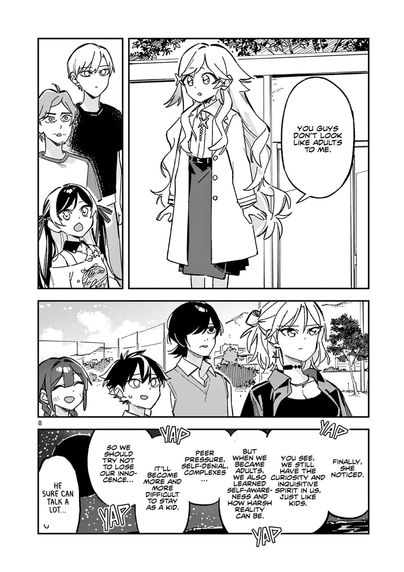 After School, We Wander in Space. Chapter 53 page 8 - 