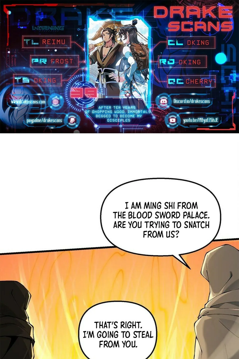 After Ten Years of Chopping Wood, Immortals Begged To Become My Disciples (Colored) Chapter 39 page 1 - 
