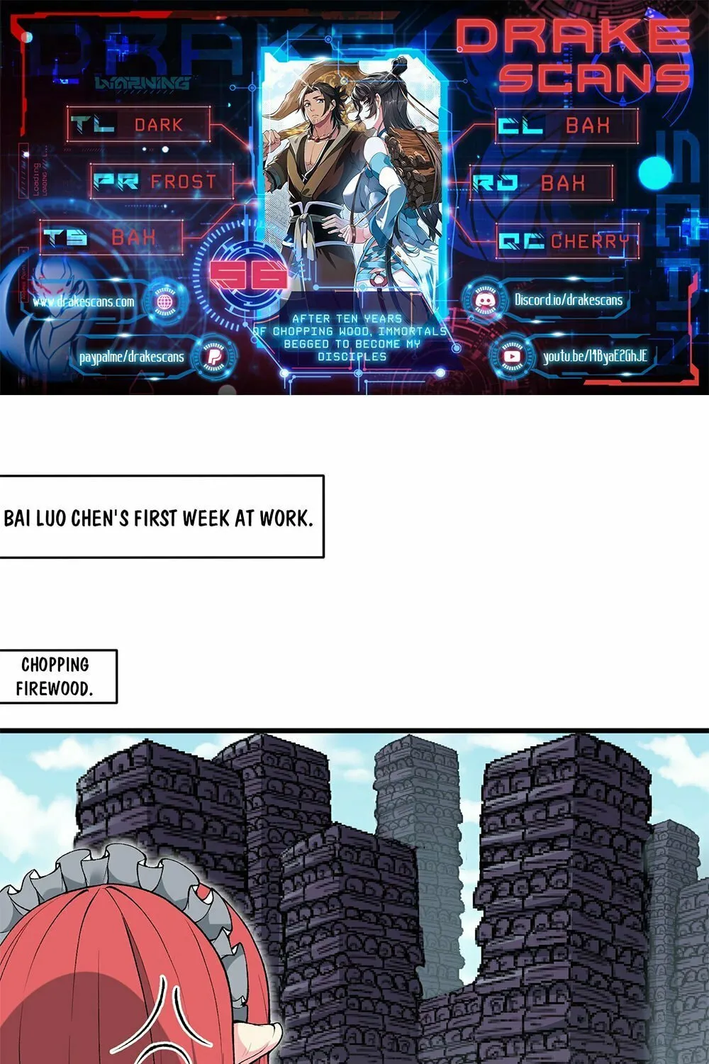 After Ten Years of Chopping Wood, Immortals Begged To Become My Disciples (Colored) Chapter 56 page 1 - 