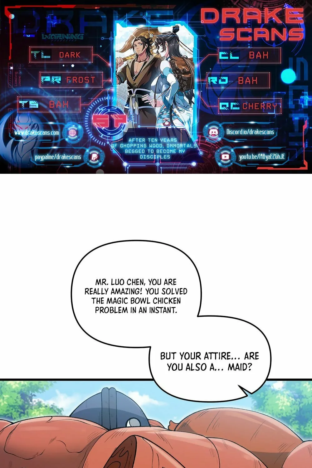 After Ten Years of Chopping Wood, Immortals Begged To Become My Disciples (Colored) Chapter 57 page 1 - 