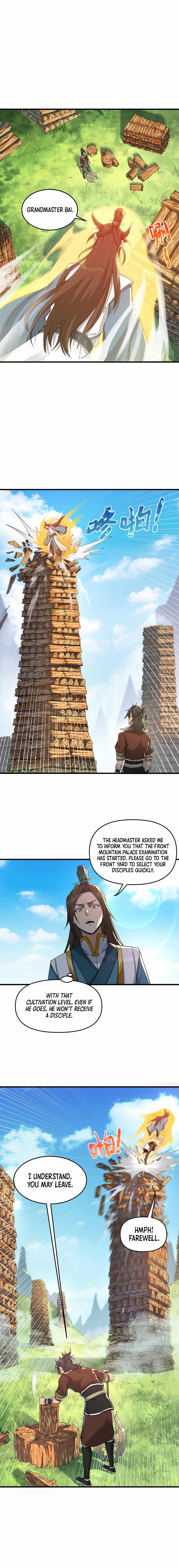 After Ten Years of Chopping Wood, Immortals Begged To Become My Disciples Chapter 1 page 4 - 