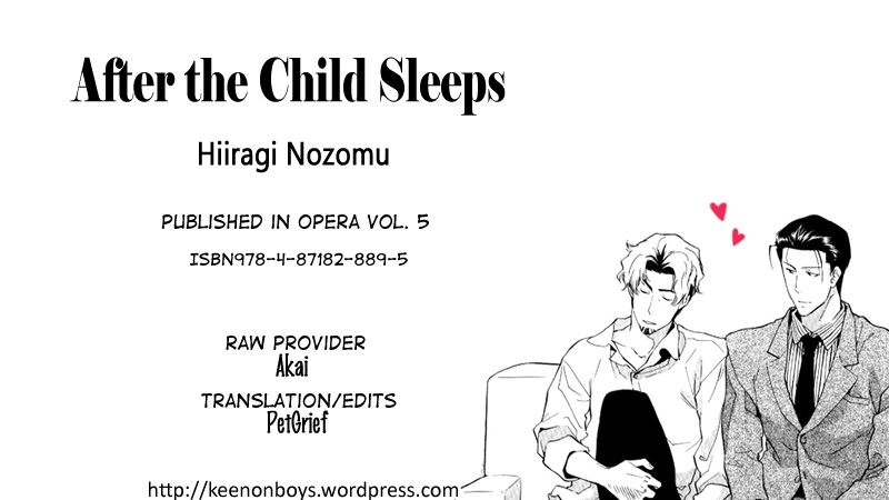 After the Child Sleeps Chapter 0 page 1 - 