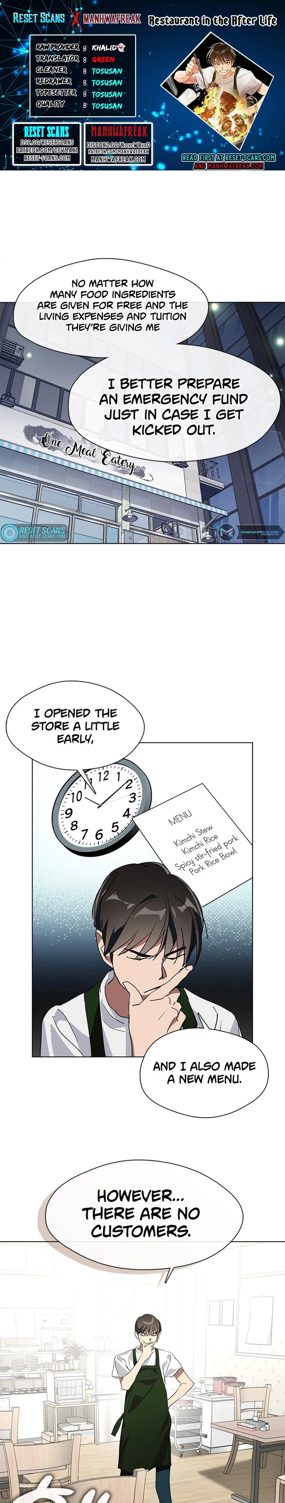 Afterlife Diner Chapter 4 page 1 - 