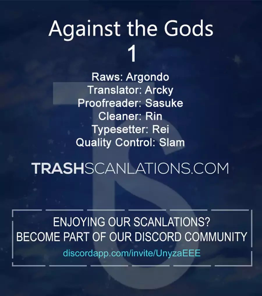 Against The Gods Chapter 1 page 1 - 