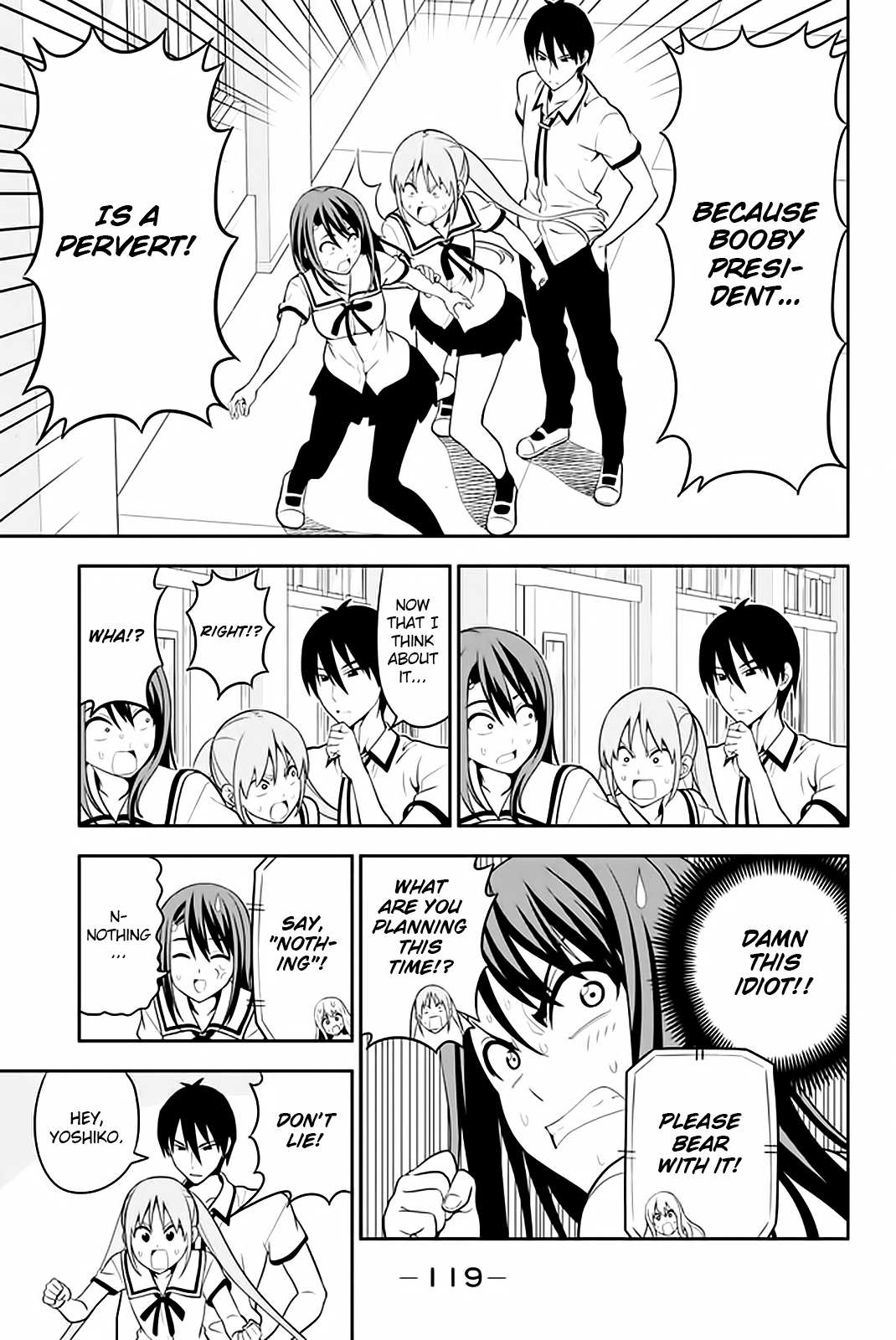 Aho Girl Chapter 111 page 12 - 