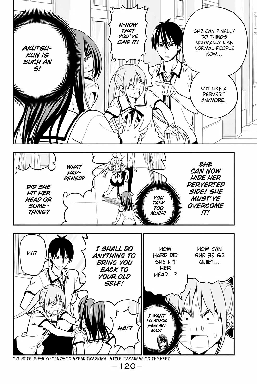 Aho Girl Chapter 111 page 13 - 