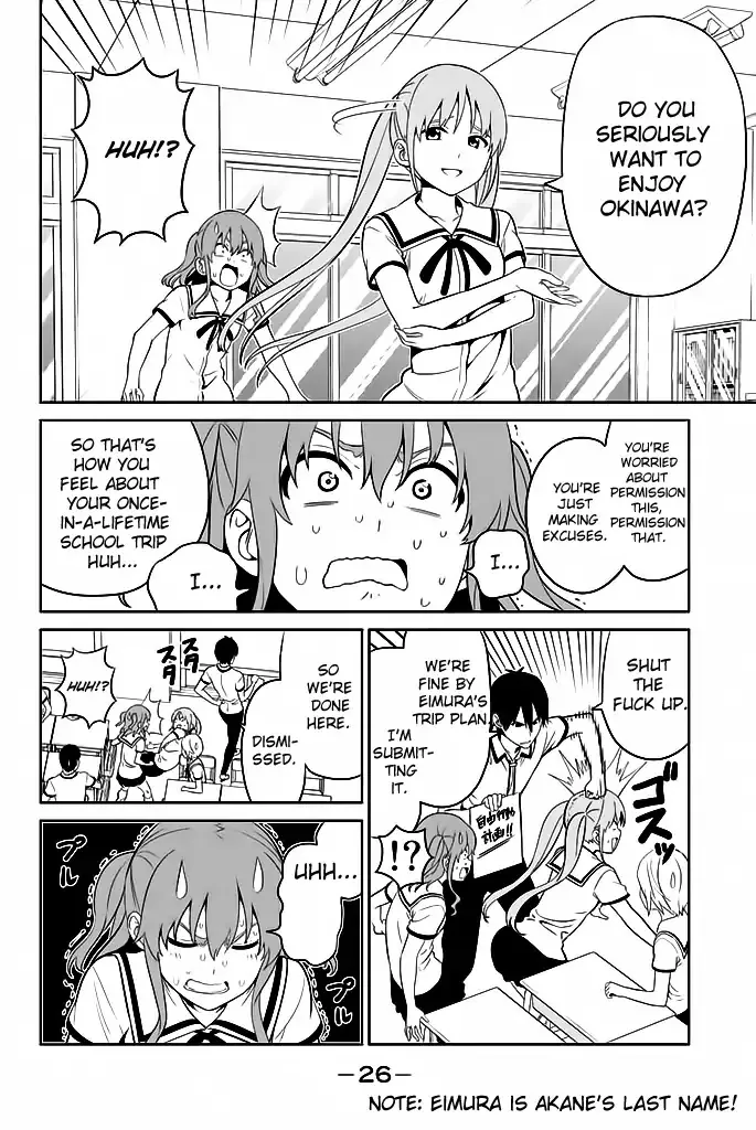 Aho Girl Chapter 119.2 page 8 - 