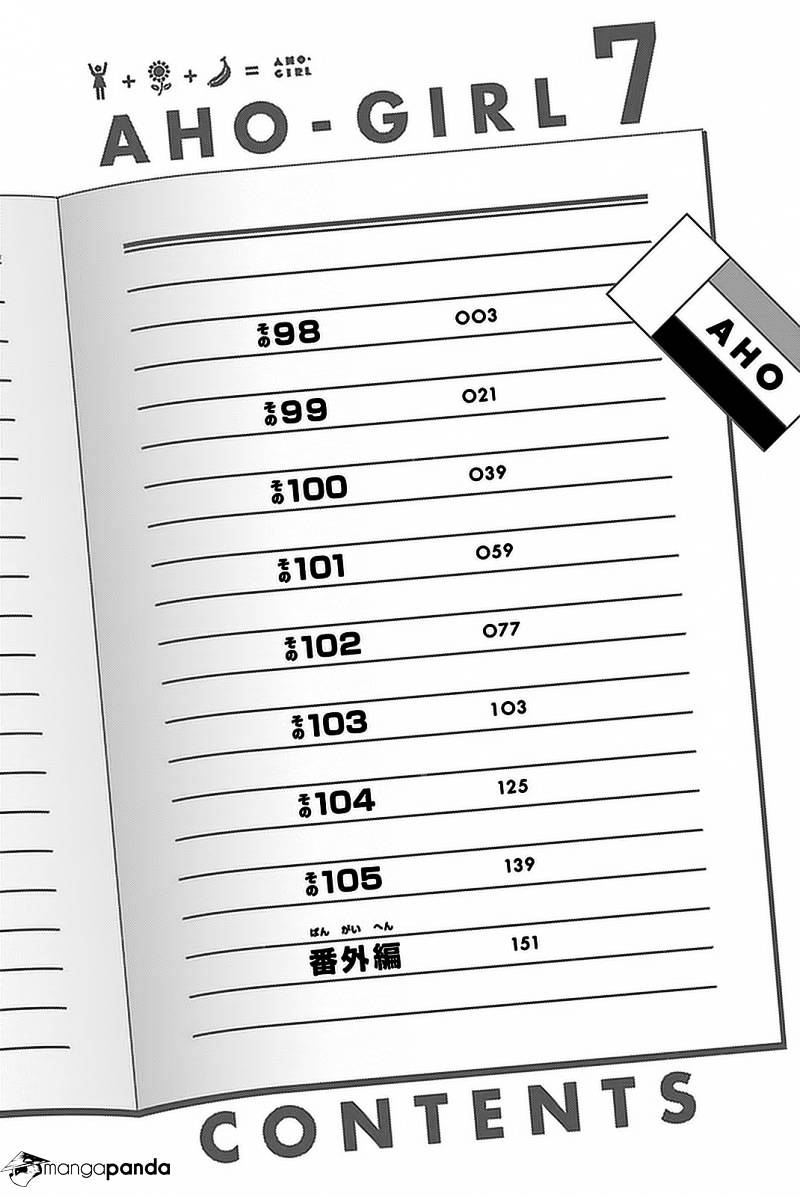 Aho Girl Chapter 98 page 4 - 