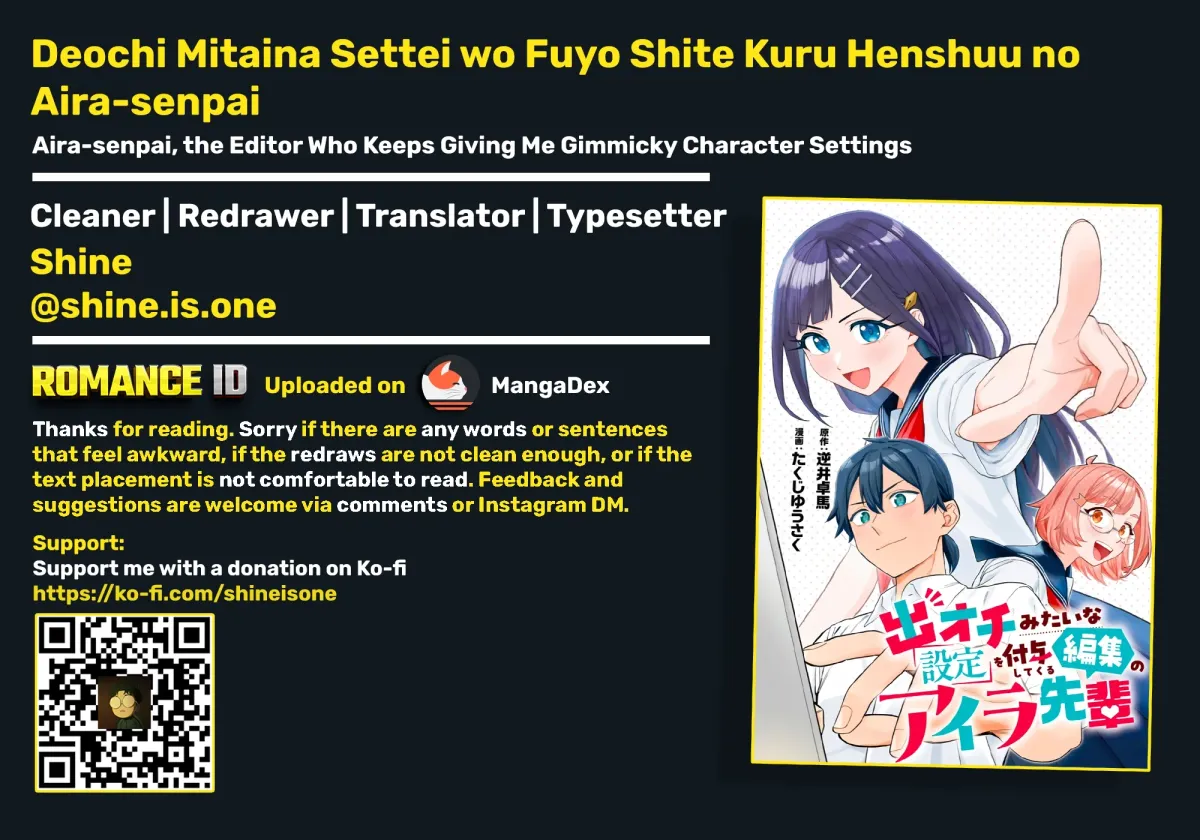 Aira-senpai, the Editor Who Keeps Giving Me Gimmicky Character Settings Chapter 1 page 76 - 