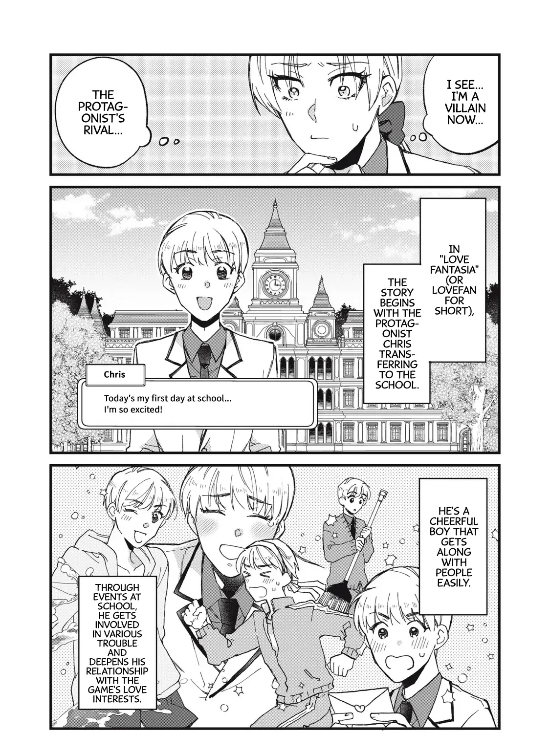Aishite hoshi no wa ore janai no ni! BL game no akuyaku reisoku ni tensei shita no ni kirawarenakute komattemasu~ Chapter 1 page 22 - 