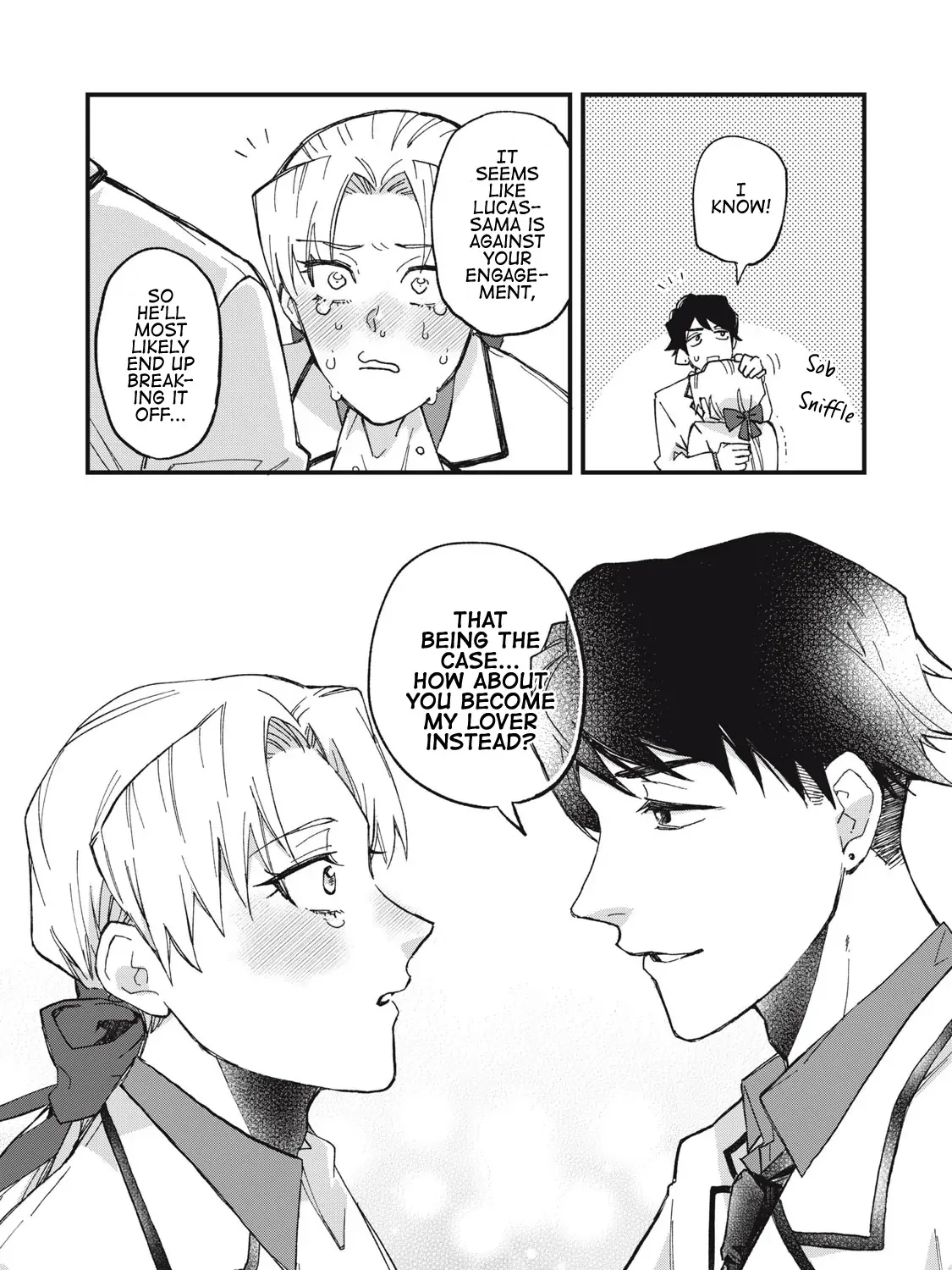 Aishite hoshi no wa ore janai no ni! BL game no akuyaku reisoku ni tensei shita no ni kirawarenakute komattemasu~ Chapter 1 page 64 - 