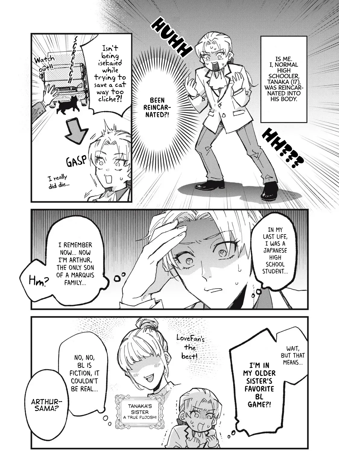 Aishite hoshi no wa ore janai no ni! BL game no akuyaku reisoku ni tensei shita no ni kirawarenakute komattemasu~ Chapter 1 page 10 - 