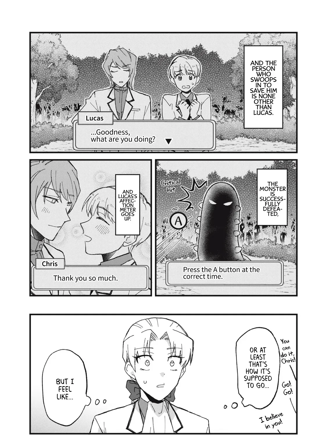 Aishite hoshi no wa ore janai no ni! BL game no akuyaku reisoku ni tensei shita no ni kirawarenakute komattemasu~ Chapter 2 page 33 - 