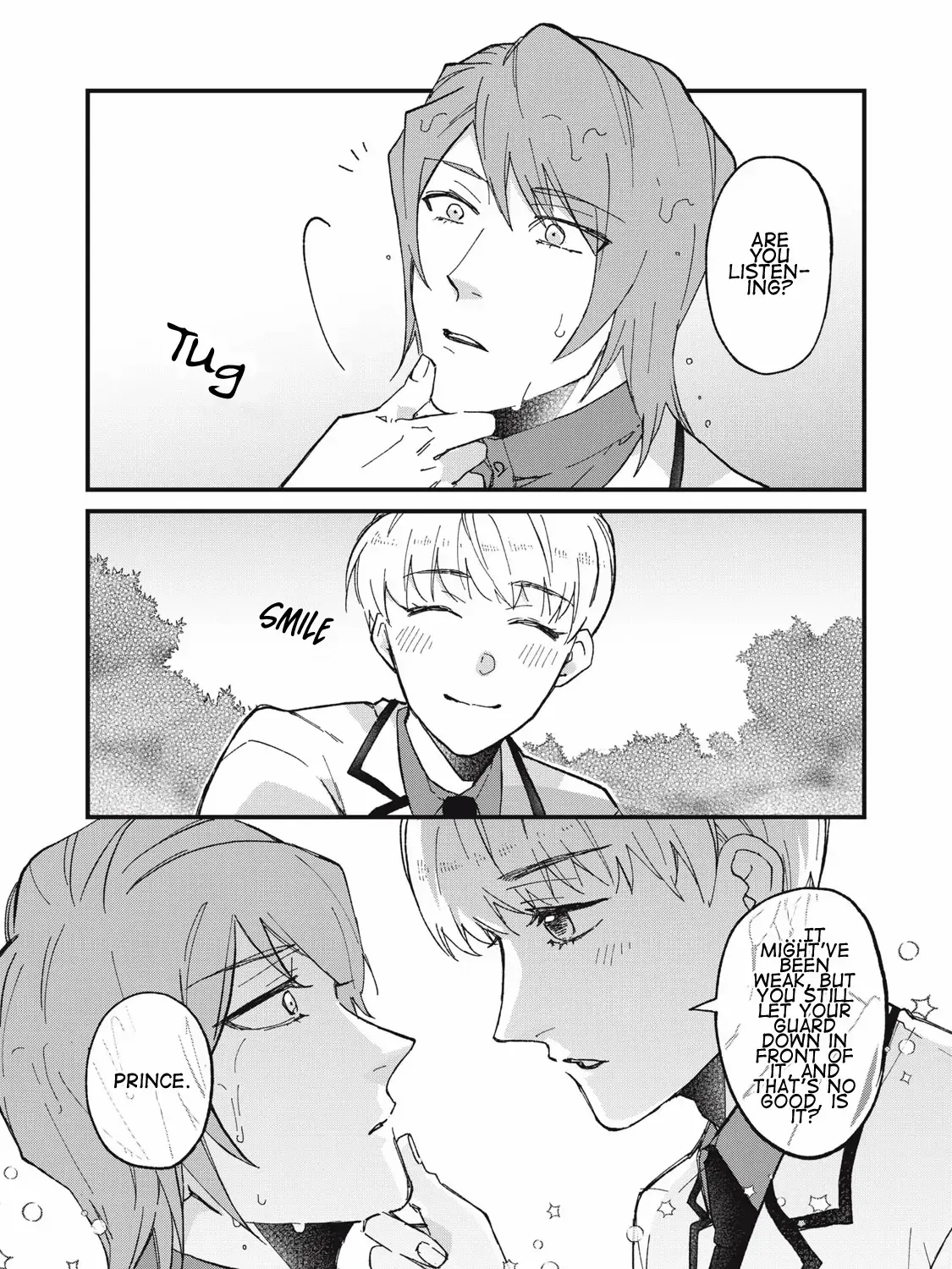 Aishite hoshi no wa ore janai no ni! BL game no akuyaku reisoku ni tensei shita no ni kirawarenakute komattemasu~ Chapter 2 page 55 - 