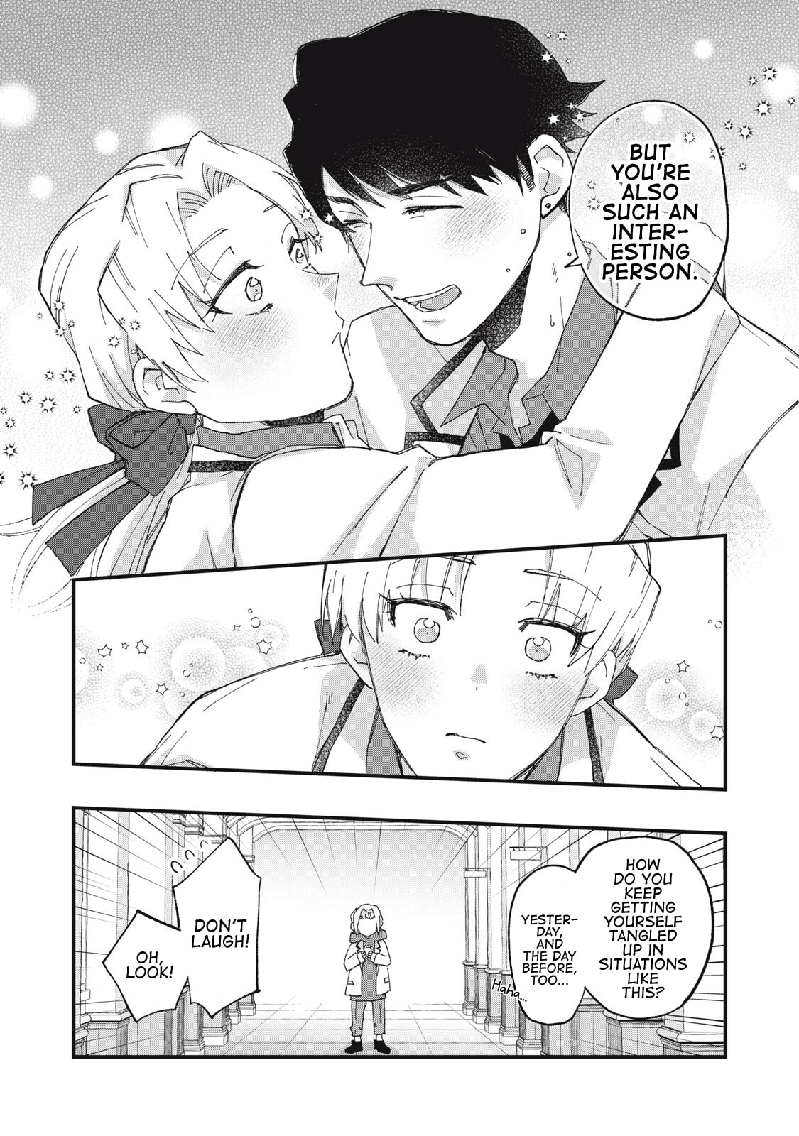 Aishite hoshi no wa ore janai no ni! BL game no akuyaku reisoku ni tensei shita no ni kirawarenakute komattemasu~ Chapter 4 page 12 - 