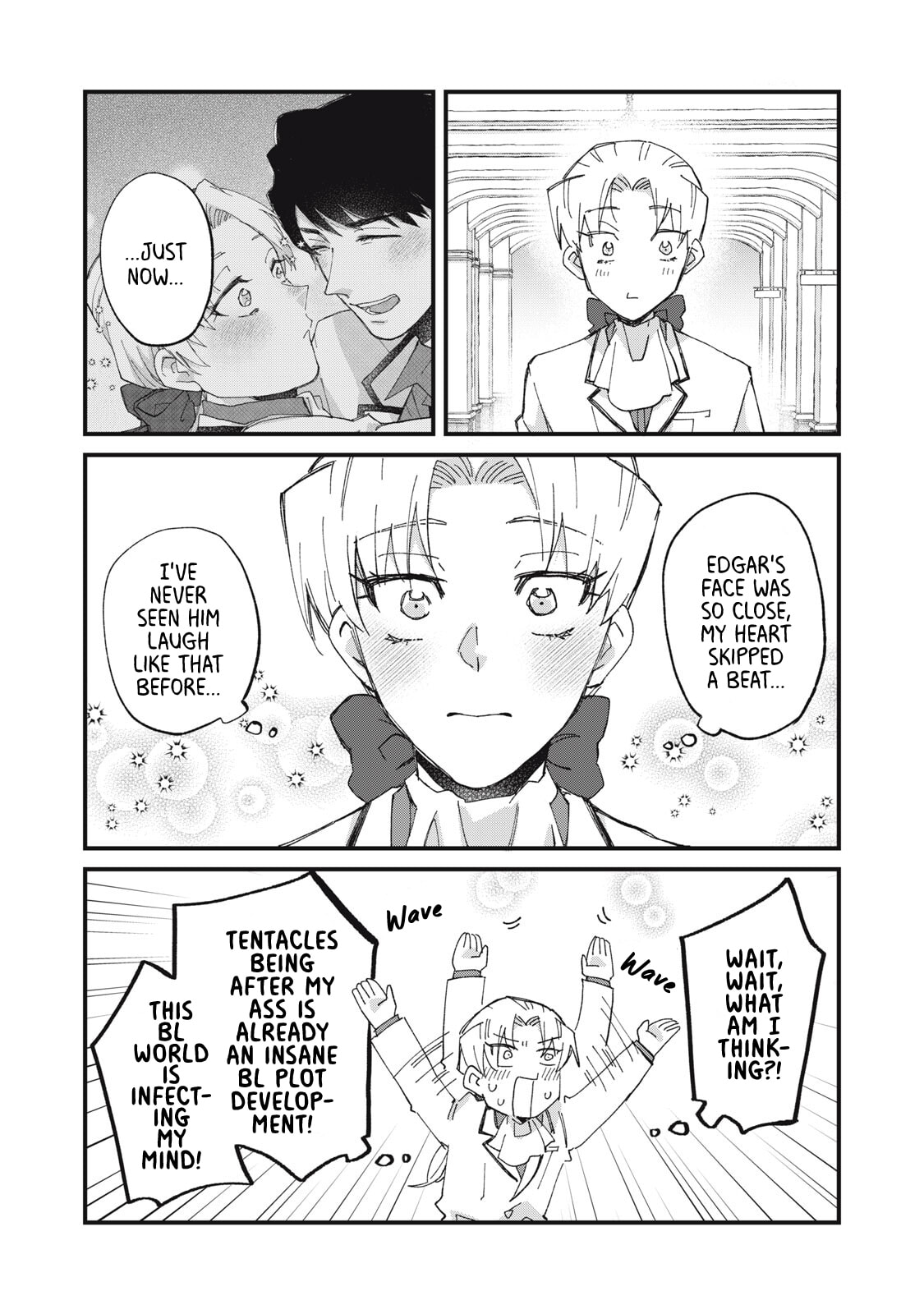 Aishite hoshi no wa ore janai no ni! BL game no akuyaku reisoku ni tensei shita no ni kirawarenakute komattemasu~ Chapter 4 page 17 - 
