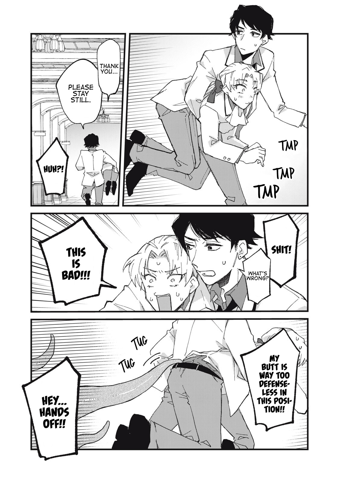 Aishite hoshi no wa ore janai no ni! BL game no akuyaku reisoku ni tensei shita no ni kirawarenakute komattemasu~ Chapter 4 page 9 - 