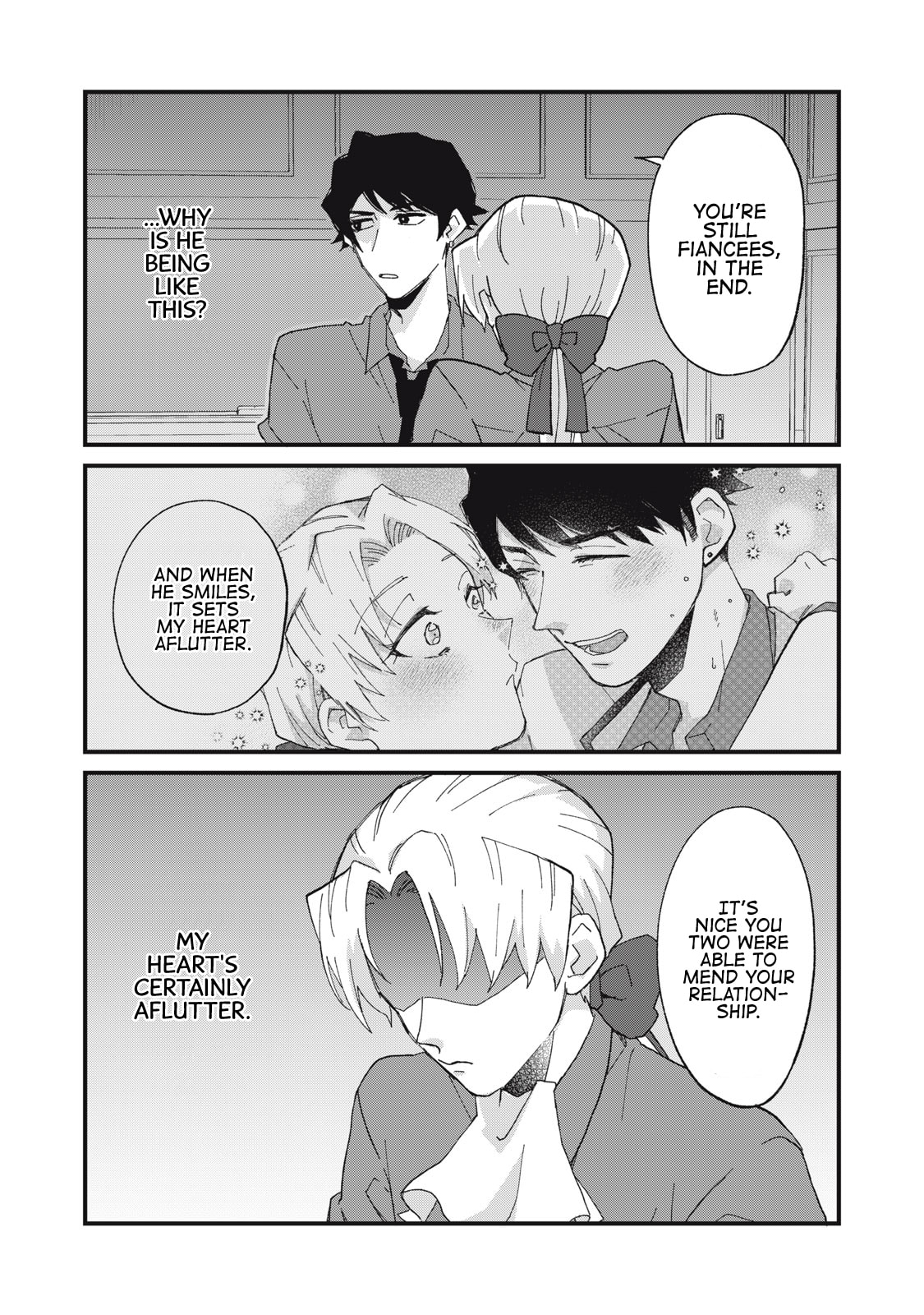 Aishite hoshi no wa ore janai no ni! BL game no akuyaku reisoku ni tensei shita no ni kirawarenakute komattemasu~ Chapter 6 page 13 - 