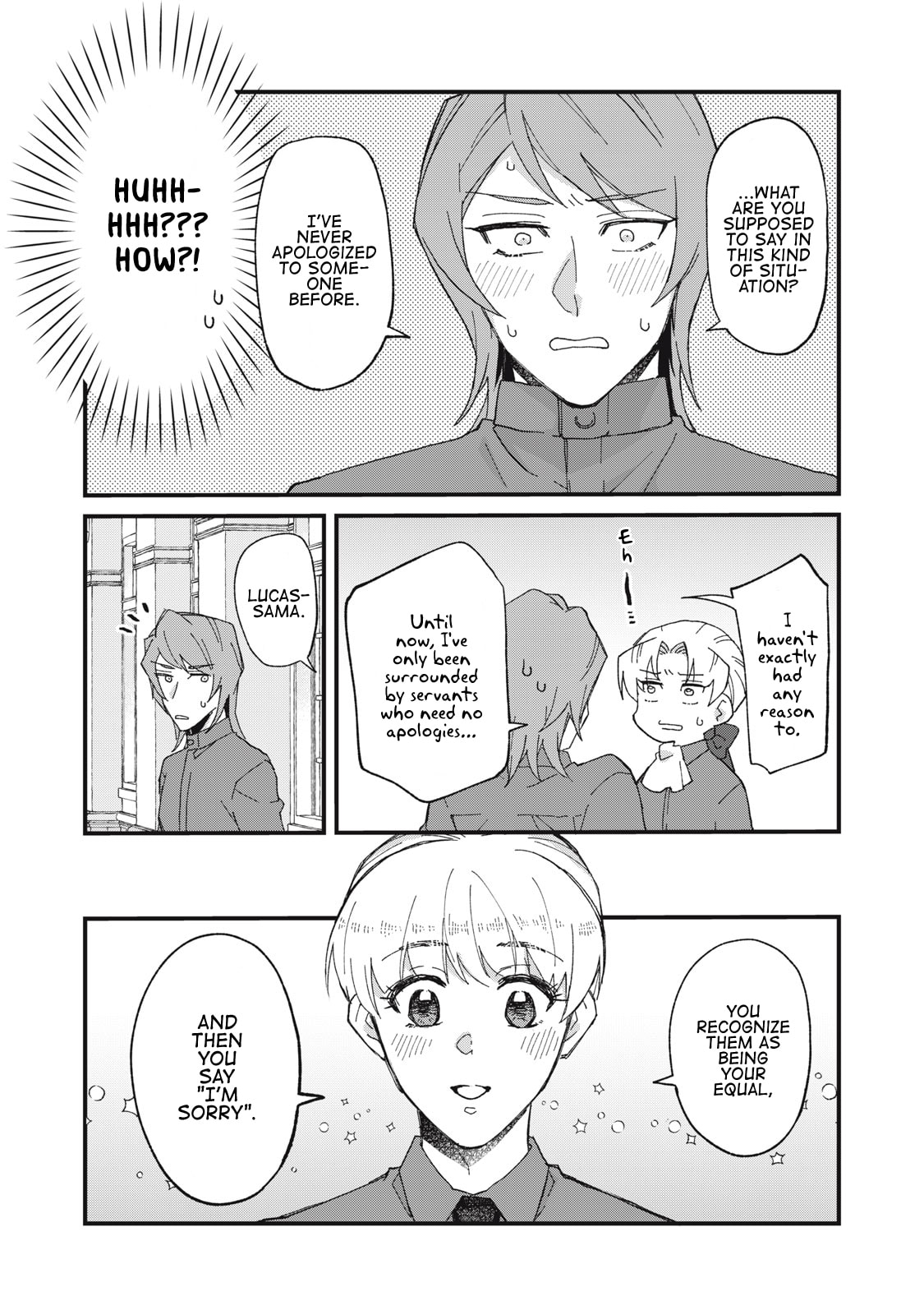 Aishite hoshi no wa ore janai no ni! BL game no akuyaku reisoku ni tensei shita no ni kirawarenakute komattemasu~ Chapter 6 page 3 - 