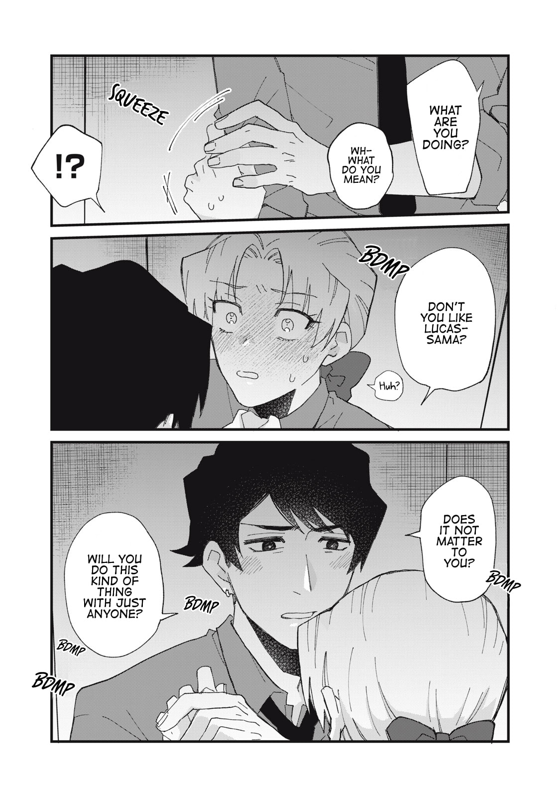 Aishite hoshi no wa ore janai no ni! BL game no akuyaku reisoku ni tensei shita no ni kirawarenakute komattemasu~ Chapter 6 page 23 - 