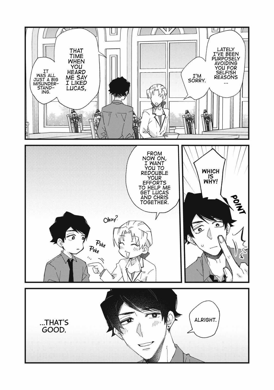 Aishite hoshi no wa ore janai no ni! BL game no akuyaku reisoku ni tensei shita no ni kirawarenakute komattemasu~ Chapter 7 page 23 - 