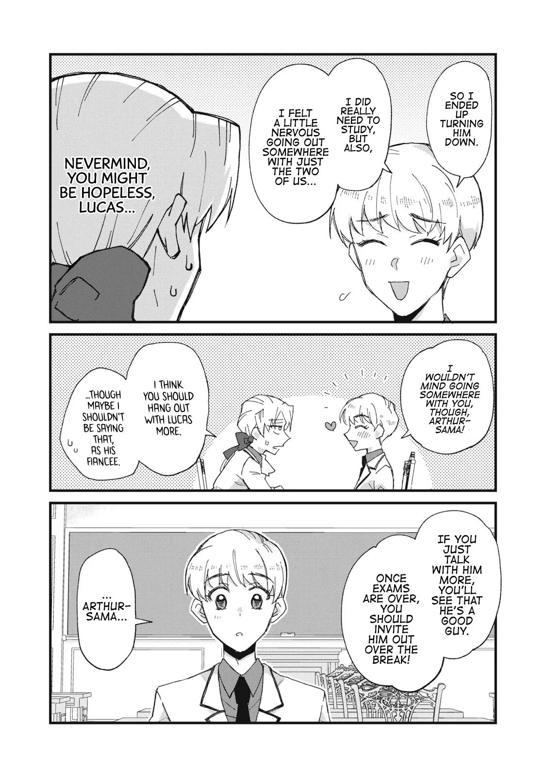 Aishite hoshi no wa ore janai no ni! BL game no akuyaku reisoku ni tensei shita no ni kirawarenakute komattemasu~ Chapter 8 page 17 - 