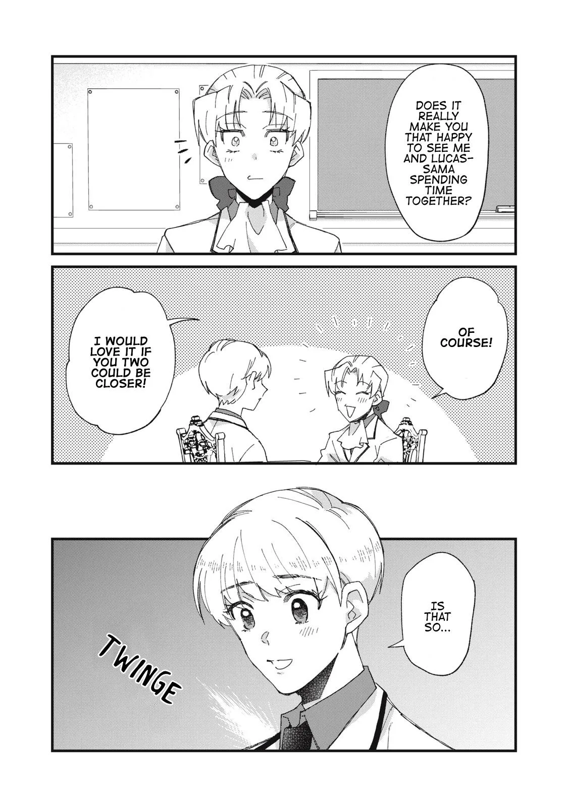 Aishite hoshi no wa ore janai no ni! BL game no akuyaku reisoku ni tensei shita no ni kirawarenakute komattemasu~ Chapter 8 page 18 - 