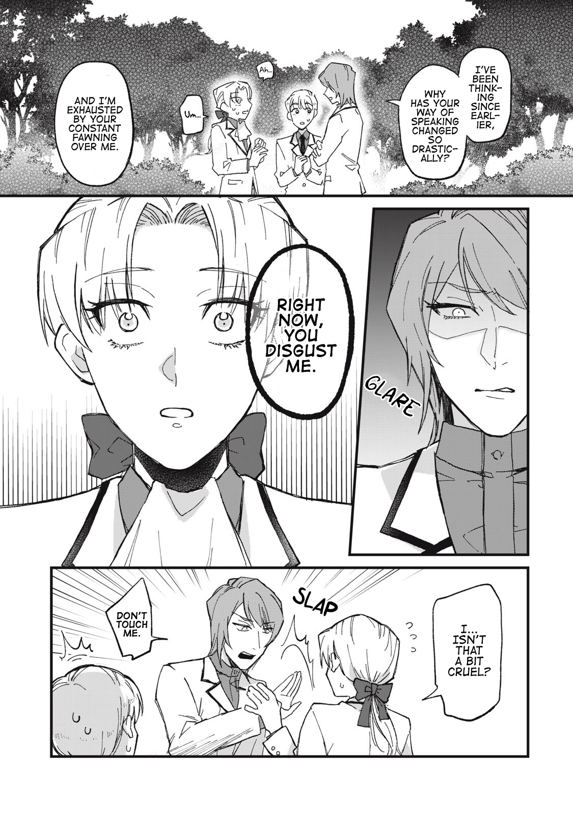 Aishite Hoshi no wa Ore Janai no ni! ~BL Game no Akuyaku Reisoku ni Tenseishita no ni Kirawarenakute Komattemasu~ Chapter 1 page 22 - 