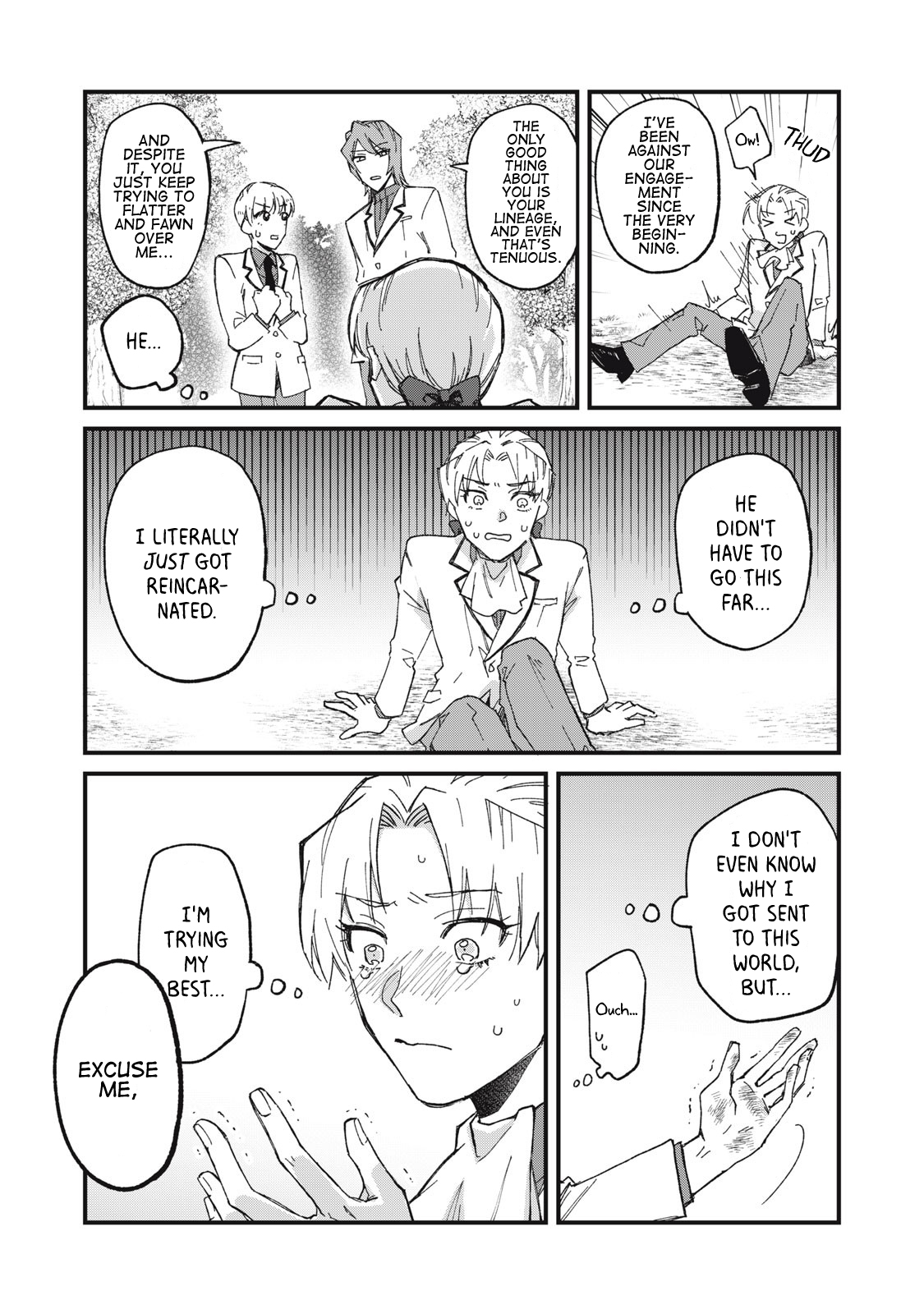 Aishite Hoshi no wa Ore Janai no ni! ~BL Game no Akuyaku Reisoku ni Tenseishita no ni Kirawarenakute Komattemasu~ Chapter 1 page 23 - 