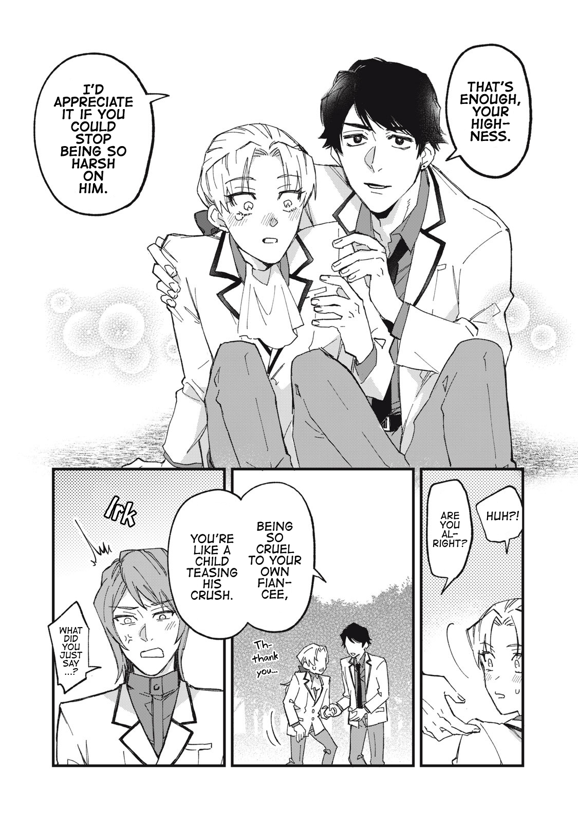 Aishite Hoshi no wa Ore Janai no ni! ~BL Game no Akuyaku Reisoku ni Tenseishita no ni Kirawarenakute Komattemasu~ Chapter 1 page 24 - 