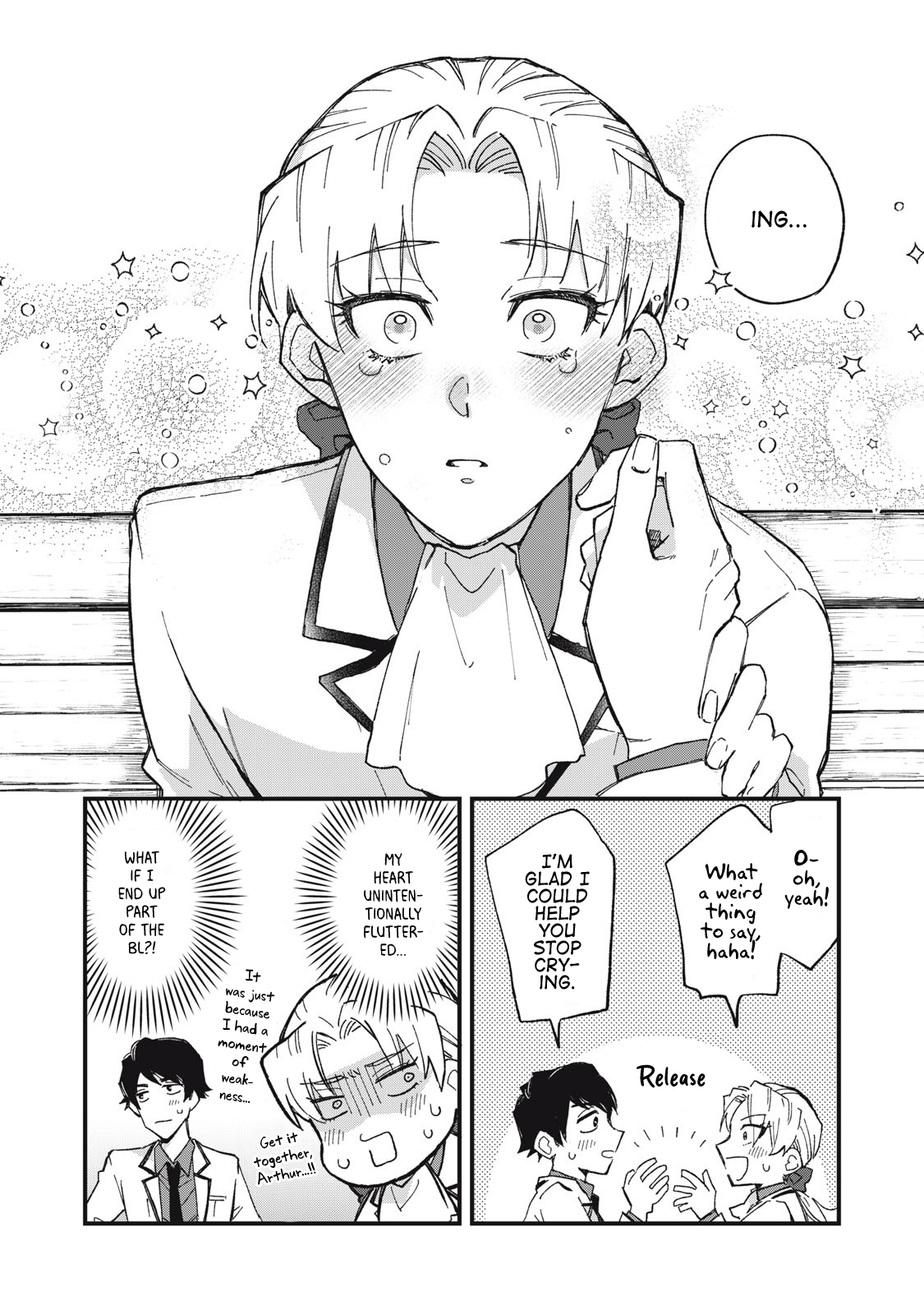 Aishite Hoshi no wa Ore Janai no ni! ~BL Game no Akuyaku Reisoku ni Tenseishita no ni Kirawarenakute Komattemasu~ Chapter 1 page 34 - 