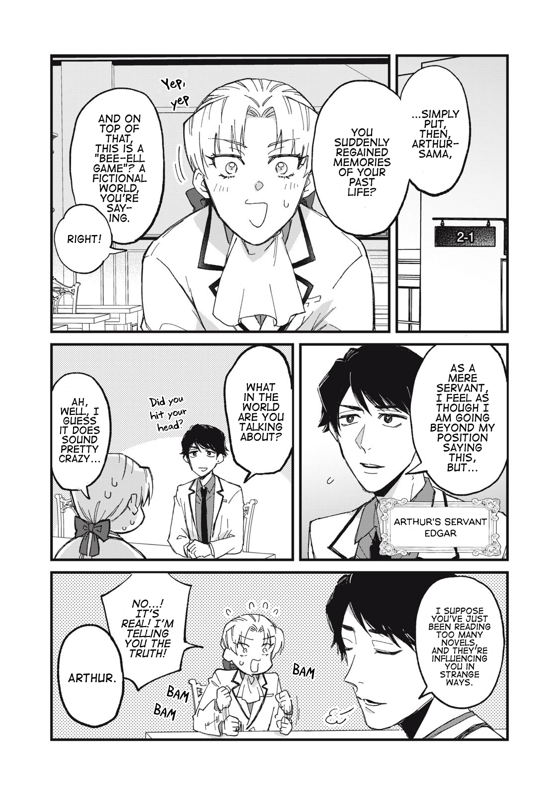 Aishite Hoshi no wa Ore Janai no ni! ~BL Game no Akuyaku Reisoku ni Tenseishita no ni Kirawarenakute Komattemasu~ Chapter 1 page 8 - 