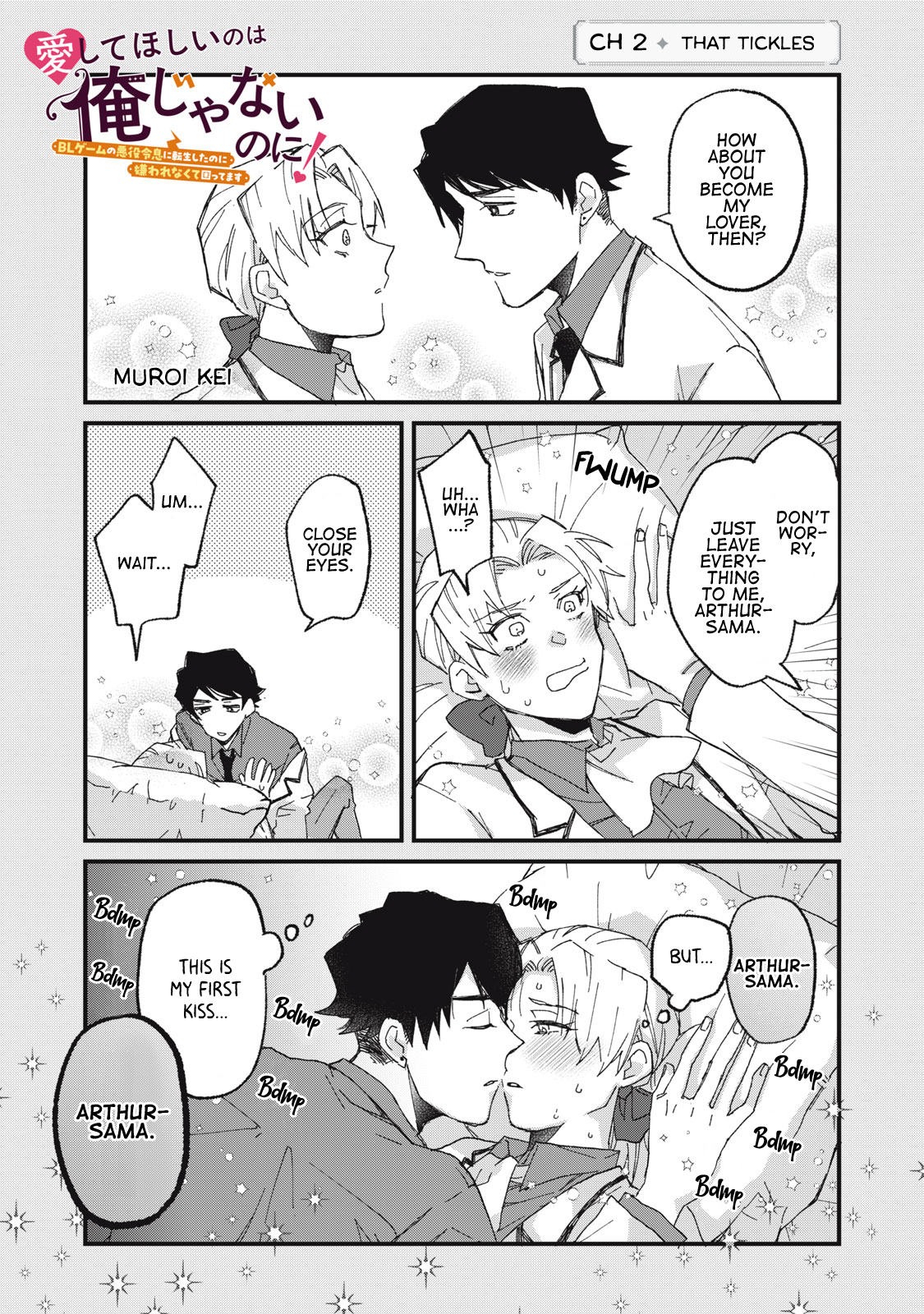 Aishite Hoshi no wa Ore Janai no ni! ~BL Game no Akuyaku Reisoku ni Tenseishita no ni Kirawarenakute Komattemasu~ Chapter 2 page 1 - 