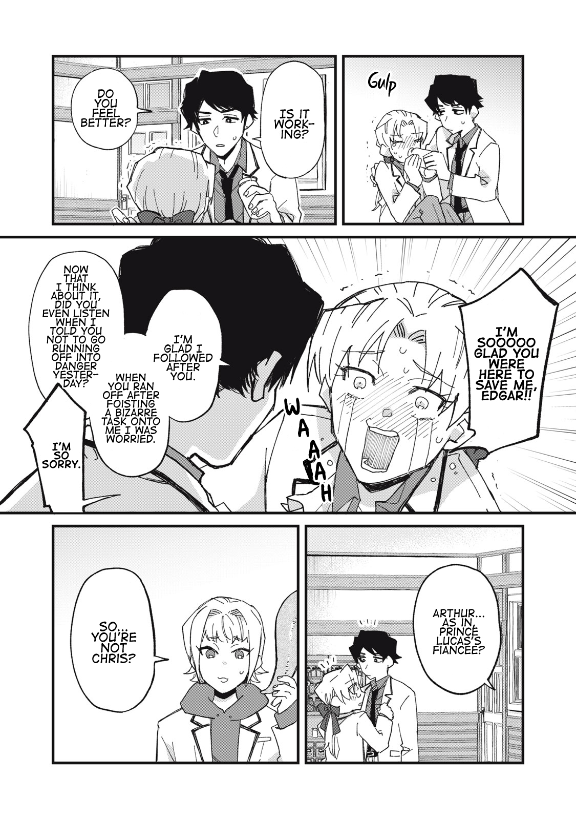Aishite Hoshi no wa Ore Janai no ni! ~BL Game no Akuyaku Reisoku ni Tenseishita no ni Kirawarenakute Komattemasu~ Chapter 3 page 20 - 