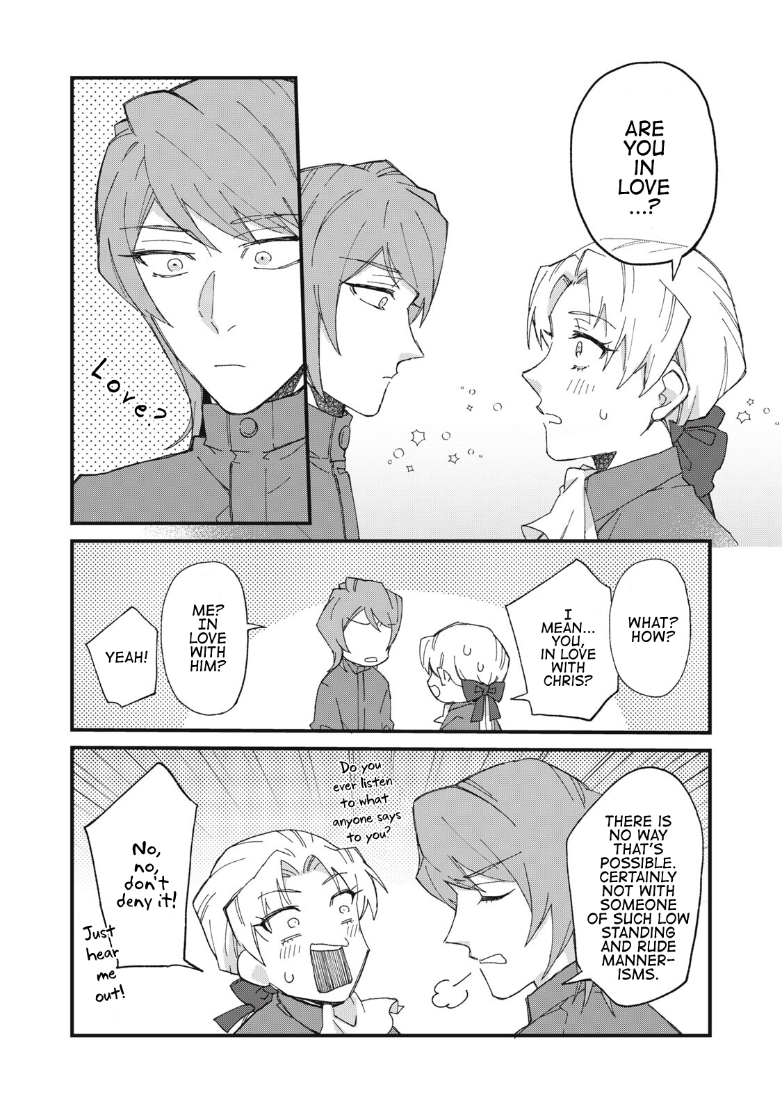 Aishite Hoshi no wa Ore Janai no ni! ~BL Game no Akuyaku Reisoku ni Tenseishita no ni Kirawarenakute Komattemasu~ Chapter 5 page 16 - 
