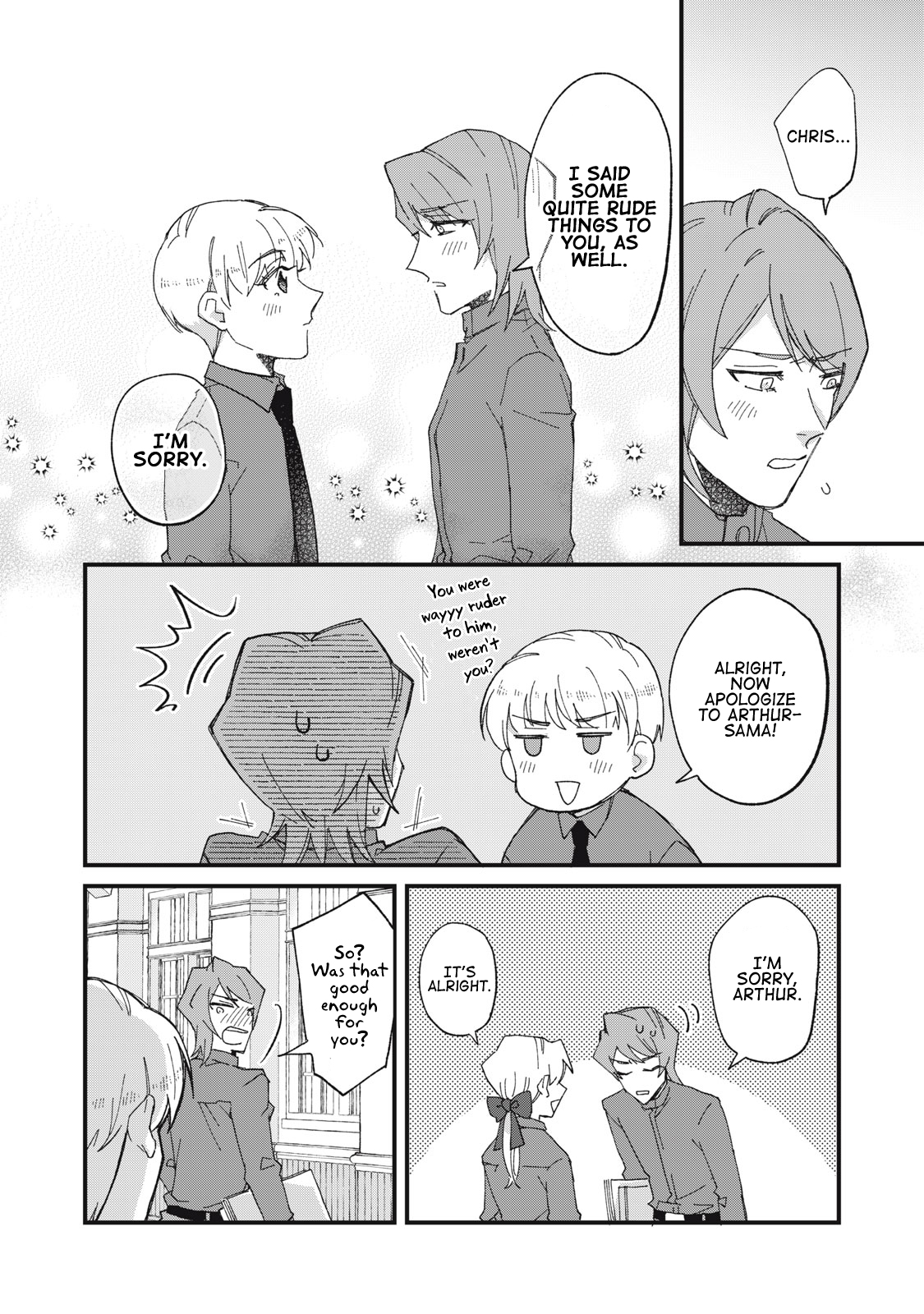 Aishite Hoshi no wa Ore Janai no ni! ~BL Game no Akuyaku Reisoku ni Tenseishita no ni Kirawarenakute Komattemasu~ Chapter 6 page 4 - 