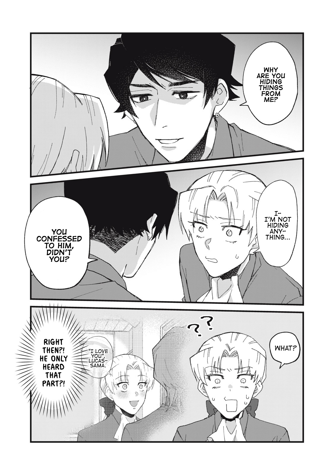 Aishite Hoshi no wa Ore Janai no ni! ~BL Game no Akuyaku Reisoku ni Tenseishita no ni Kirawarenakute Komattemasu~ Chapter 6 page 10 - 