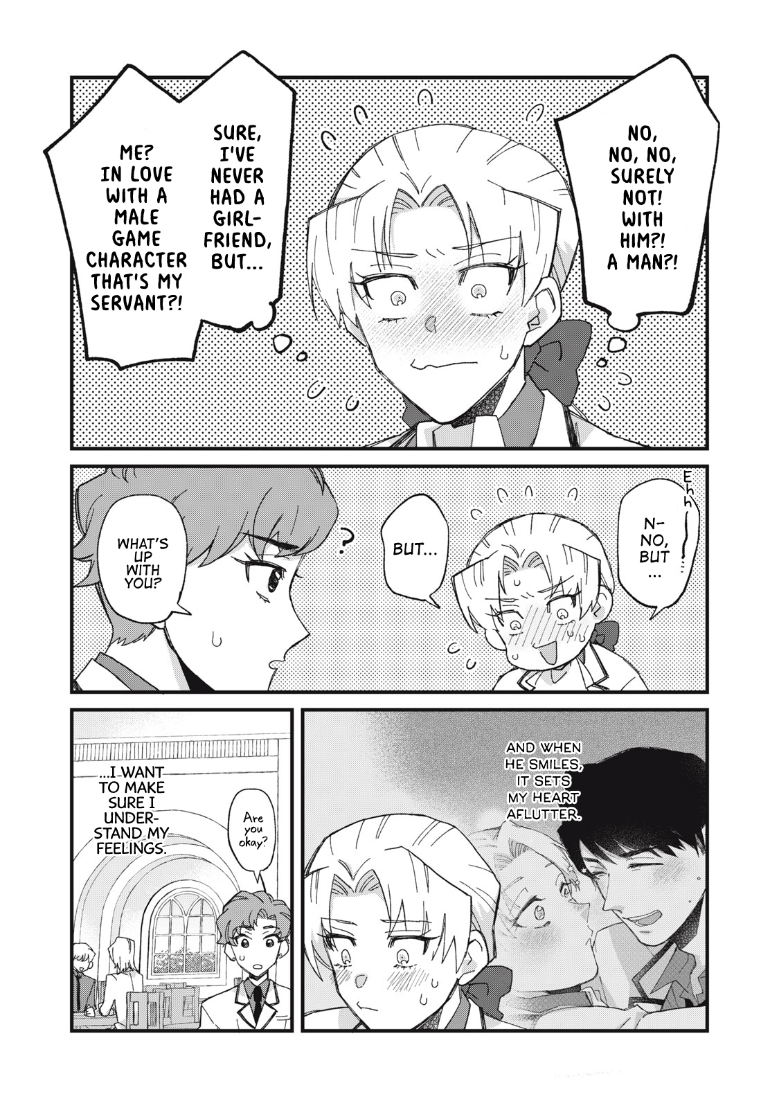 Aishite Hoshi no wa Ore Janai no ni! ~BL Game no Akuyaku Reisoku ni Tenseishita no ni Kirawarenakute Komattemasu~ Chapter 7 page 9 - 