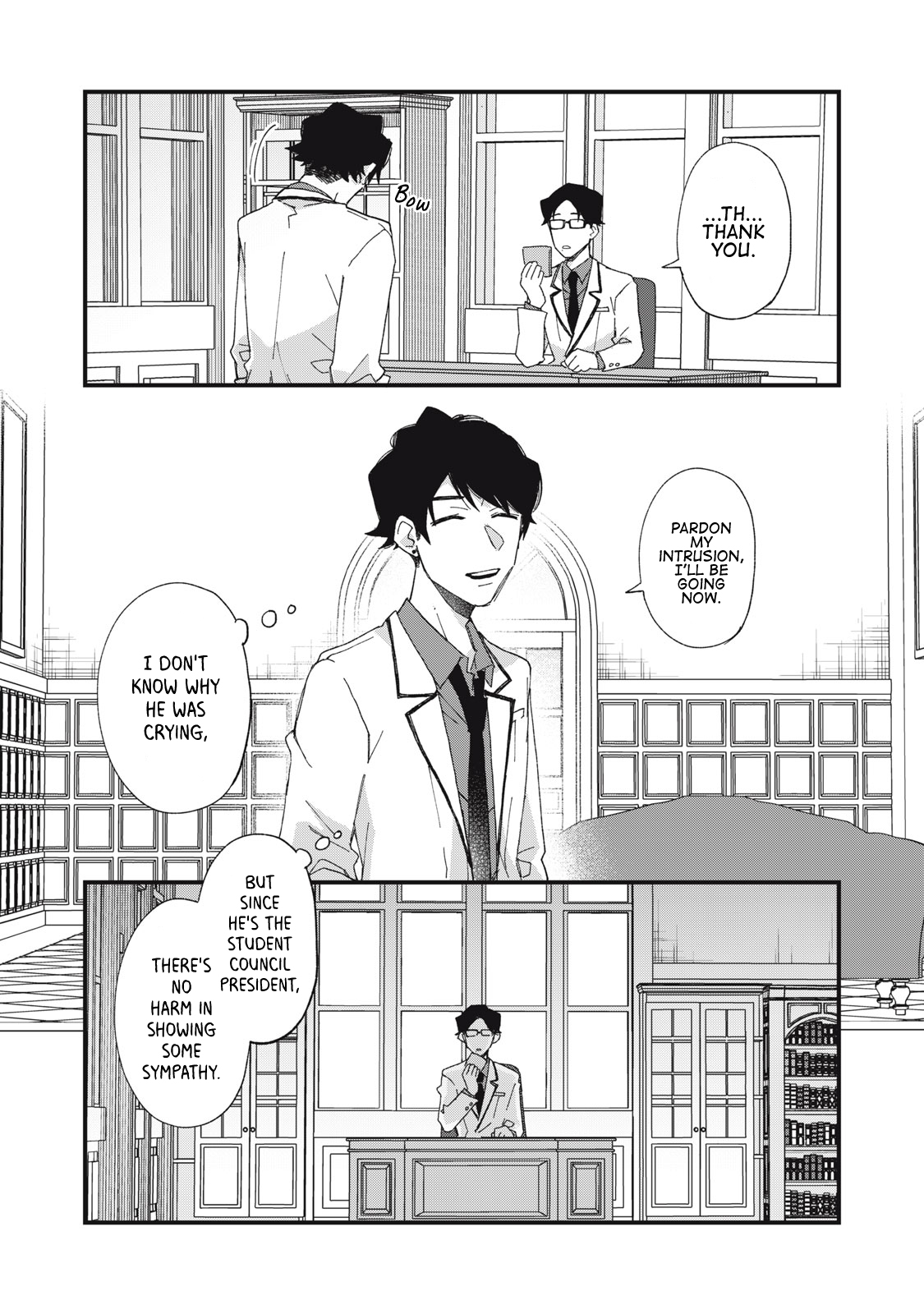 Aishite Hoshi no wa Ore Janai no ni! ~BL Game no Akuyaku Reisoku ni Tenseishita no ni Kirawarenakute Komattemasu~ Chapter 8 page 22 - 