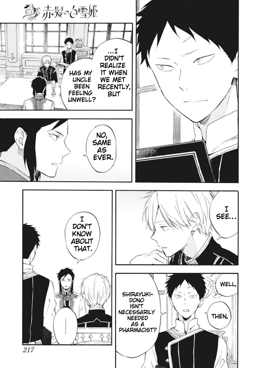 Akagami No Shirayukihime Chapter 130 page 11 - 