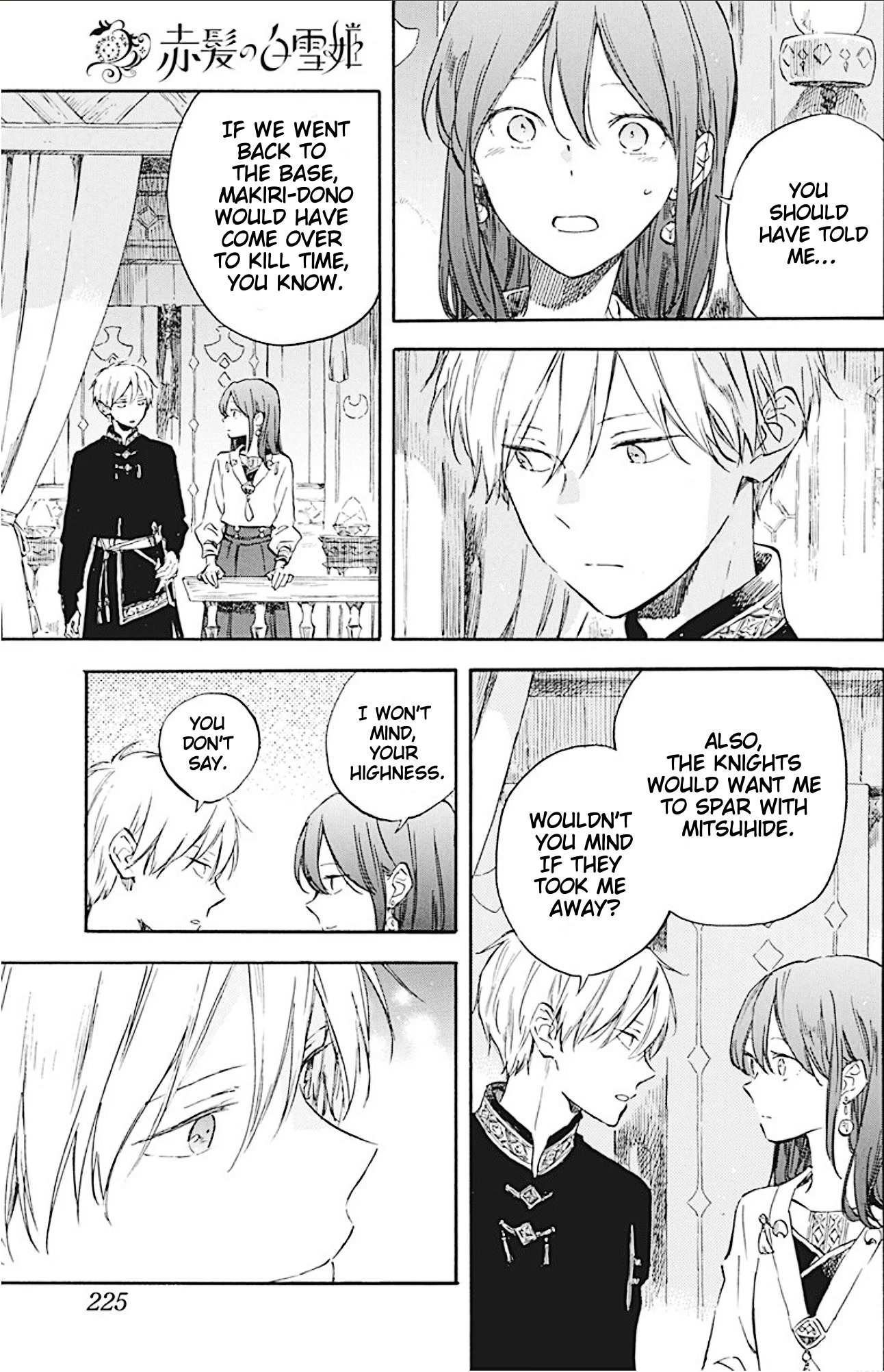Akagami No Shirayukihime Chapter 132 page 10 - 