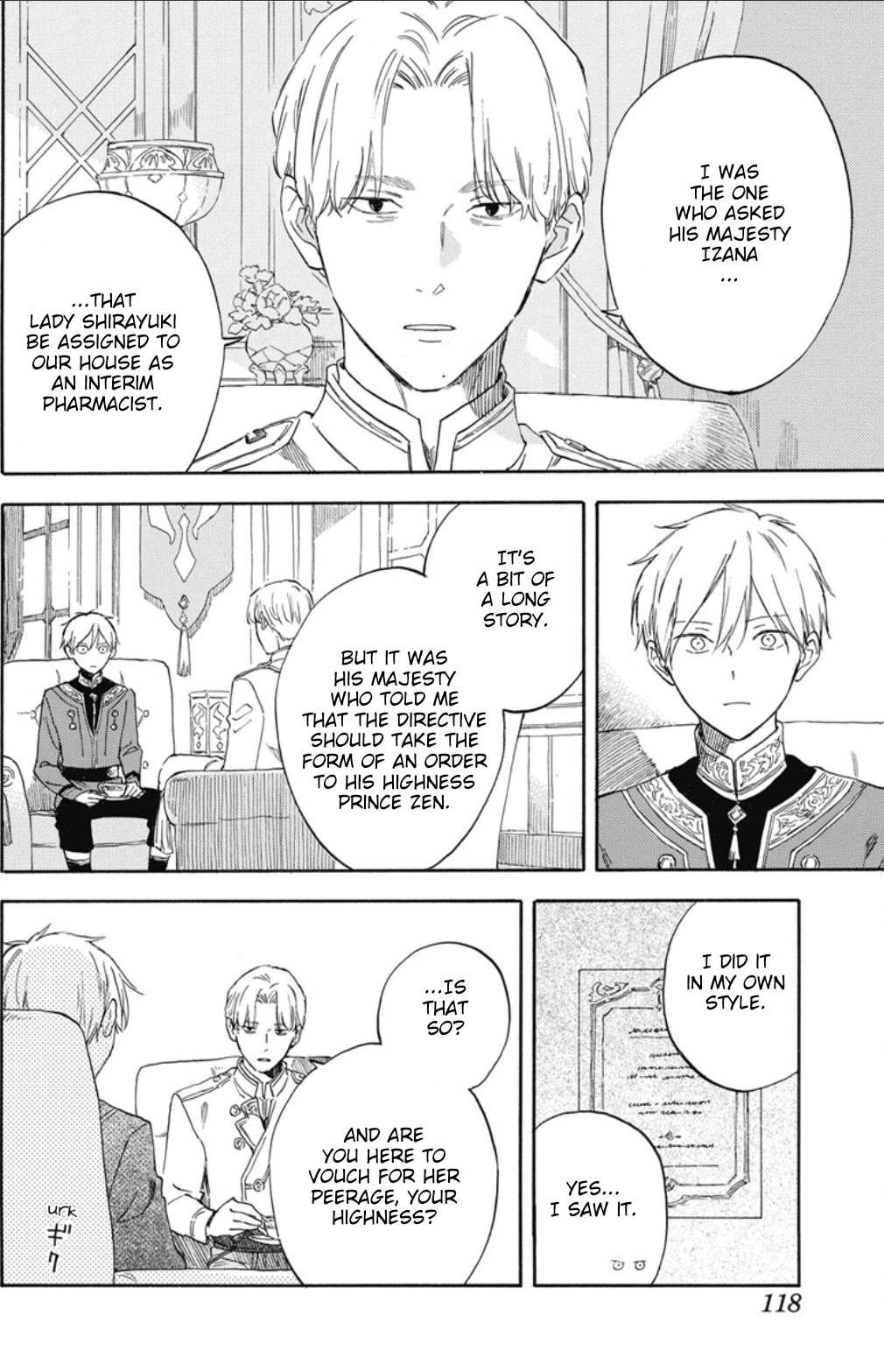 Akagami No Shirayukihime Chapter 134 page 13 - 