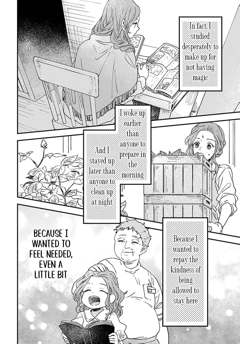 "Akage no Yakutatazu" to Kubi ni Natta Maryoku Nashi no Majo desu ga, "Yakusou no Chishiki ga Hanpanai!" to Ouritsu Kenkyuujo ni Soku Saiyou Saremashita Chapter 1 page 17 - 