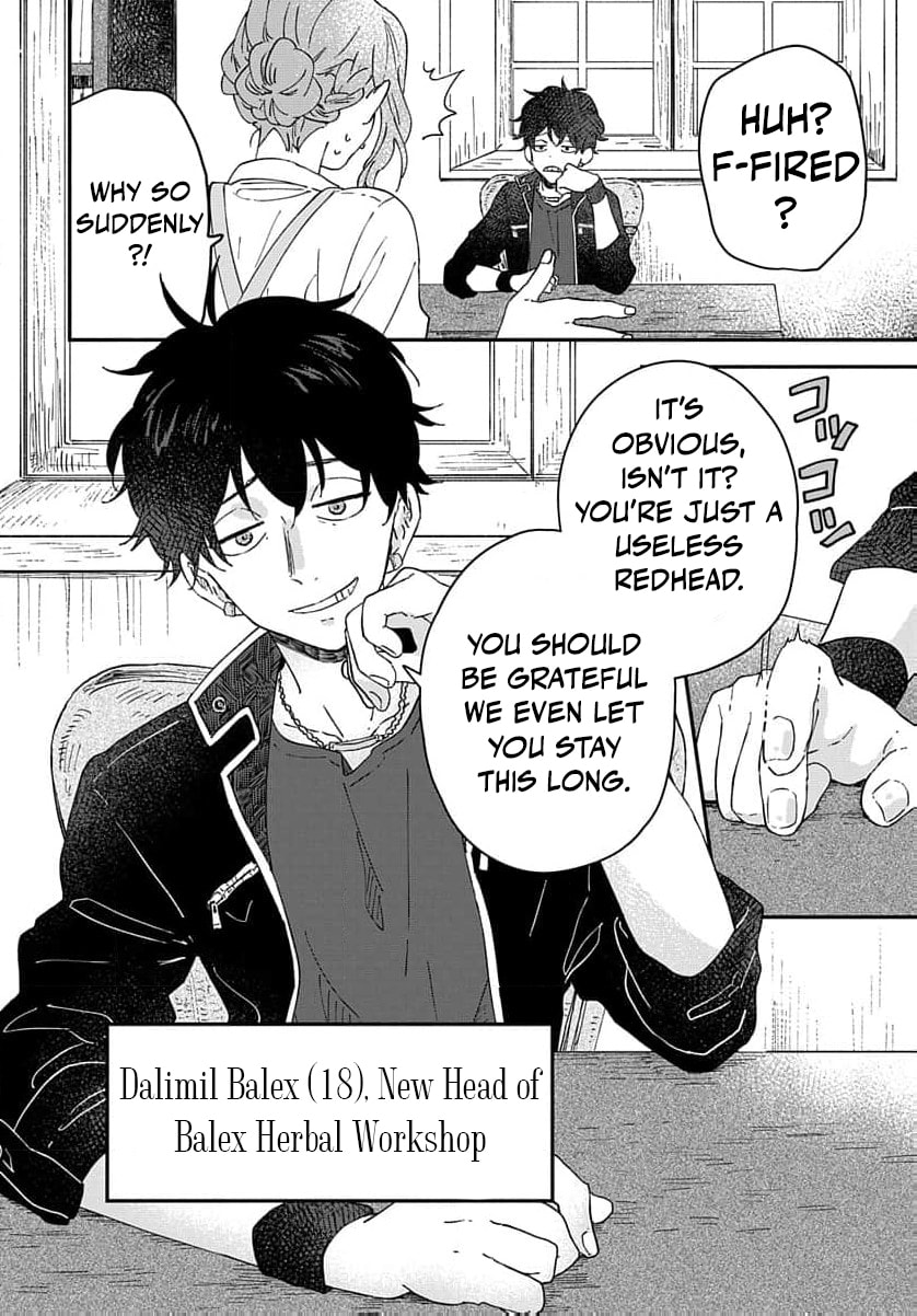 "Akage no Yakutatazu" to Kubi ni Natta Maryoku Nashi no Majo desu ga, "Yakusou no Chishiki ga Hanpanai!" to Ouritsu Kenkyuujo ni Soku Saiyou Saremashita Chapter 1 page 5 - 